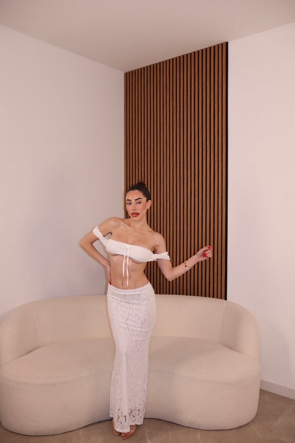 Co/Ord Anastasia bianco