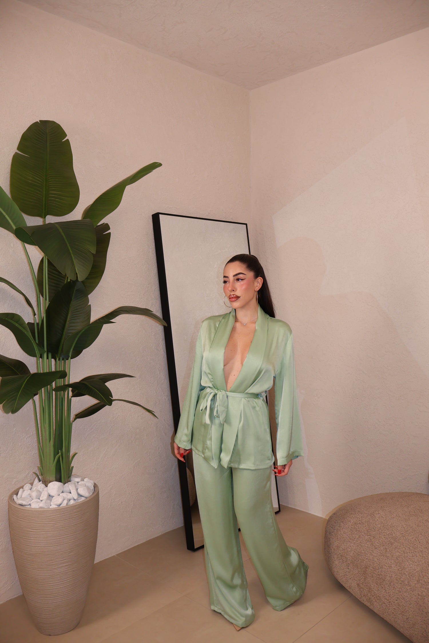 Tailleur Raso menta
