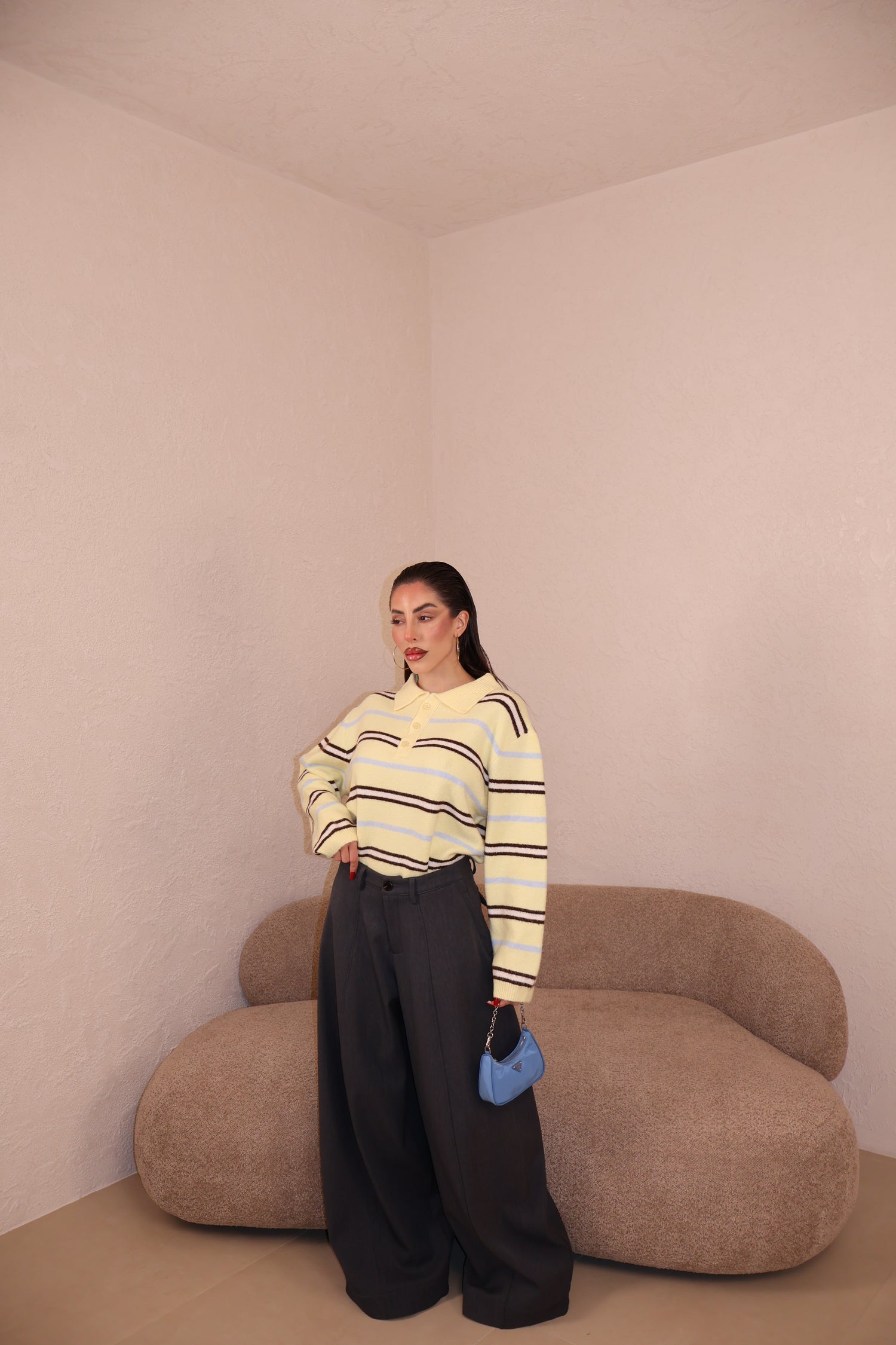 Pantaloni Balloon Felpati grey