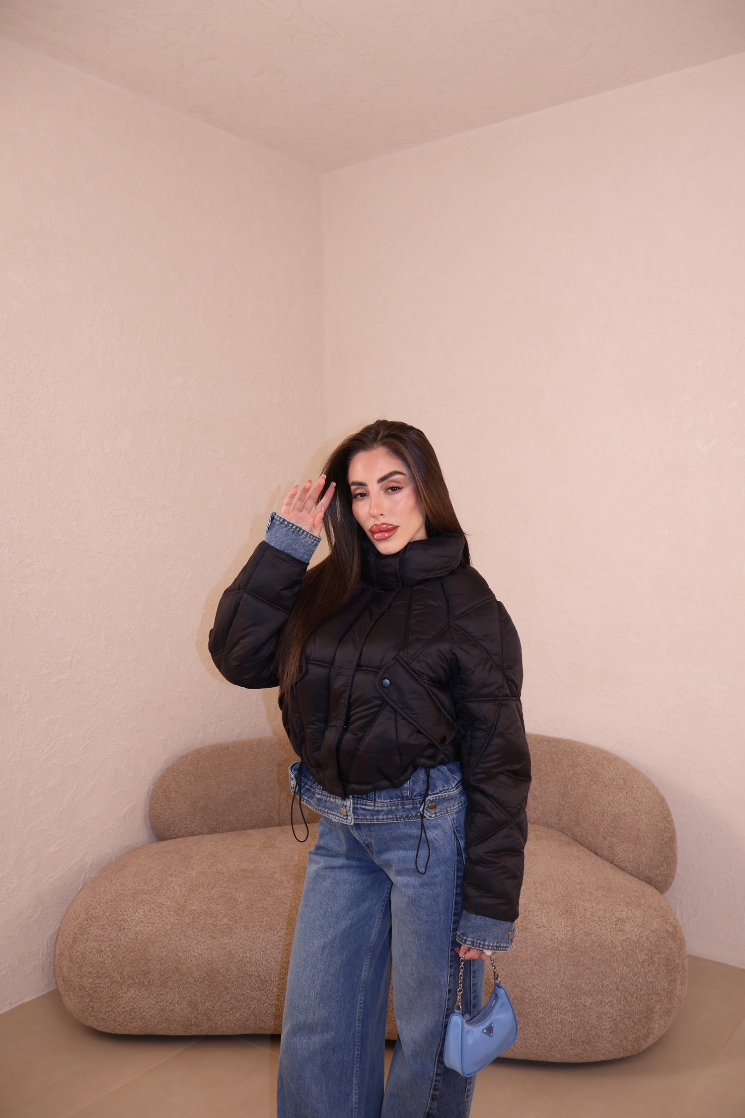 Piumino Snow BLACK