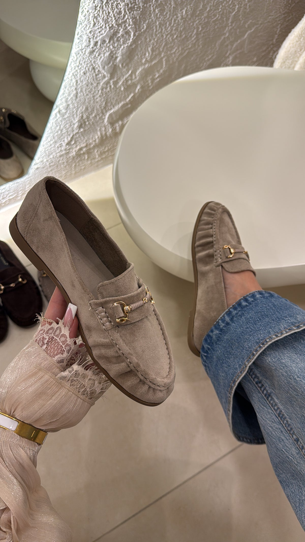 Mocassini Chic khaki