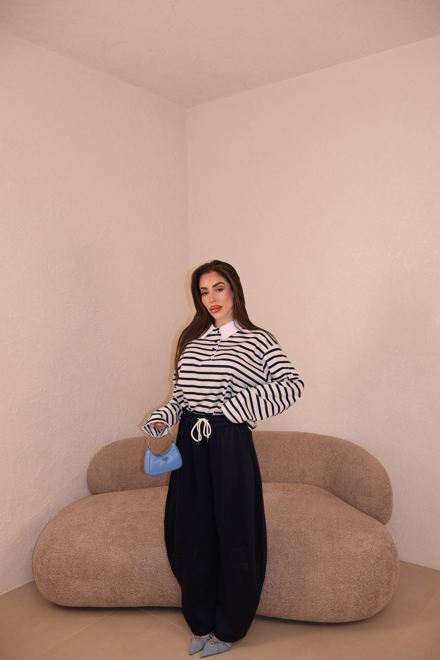 Pantaloni Tuta balloon BLUE