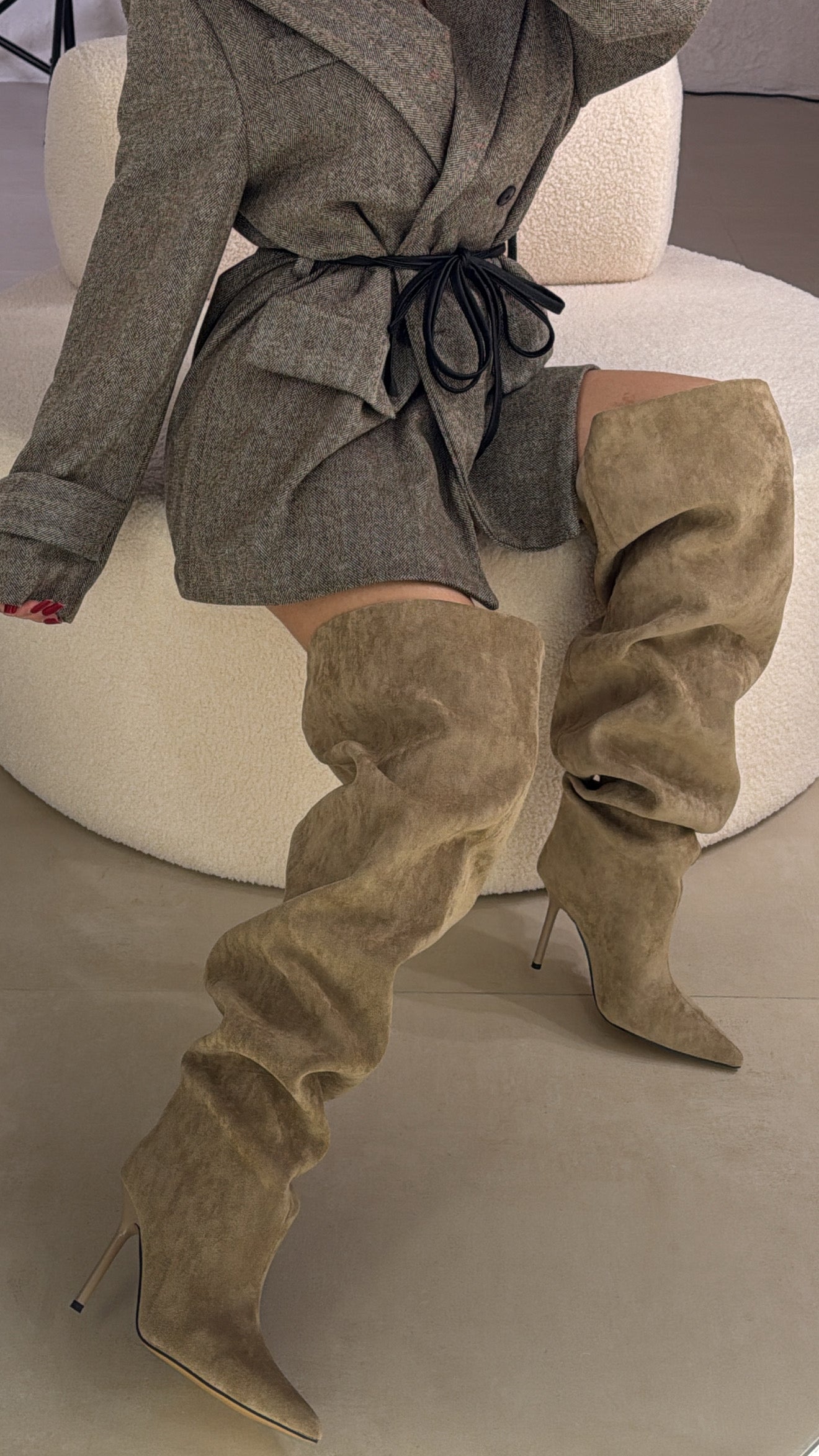 Stivali Ninoska beige