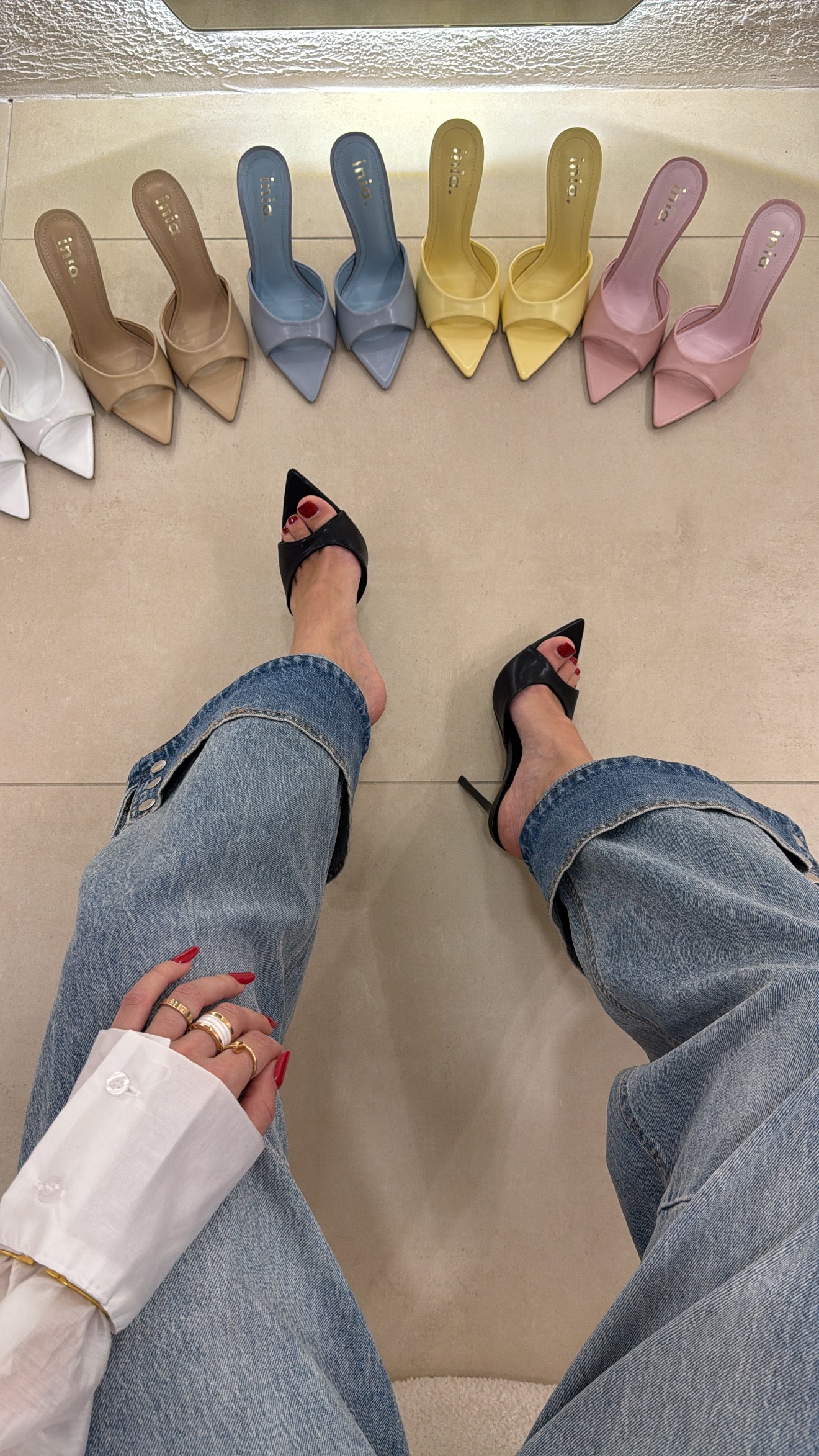Mules Texas black