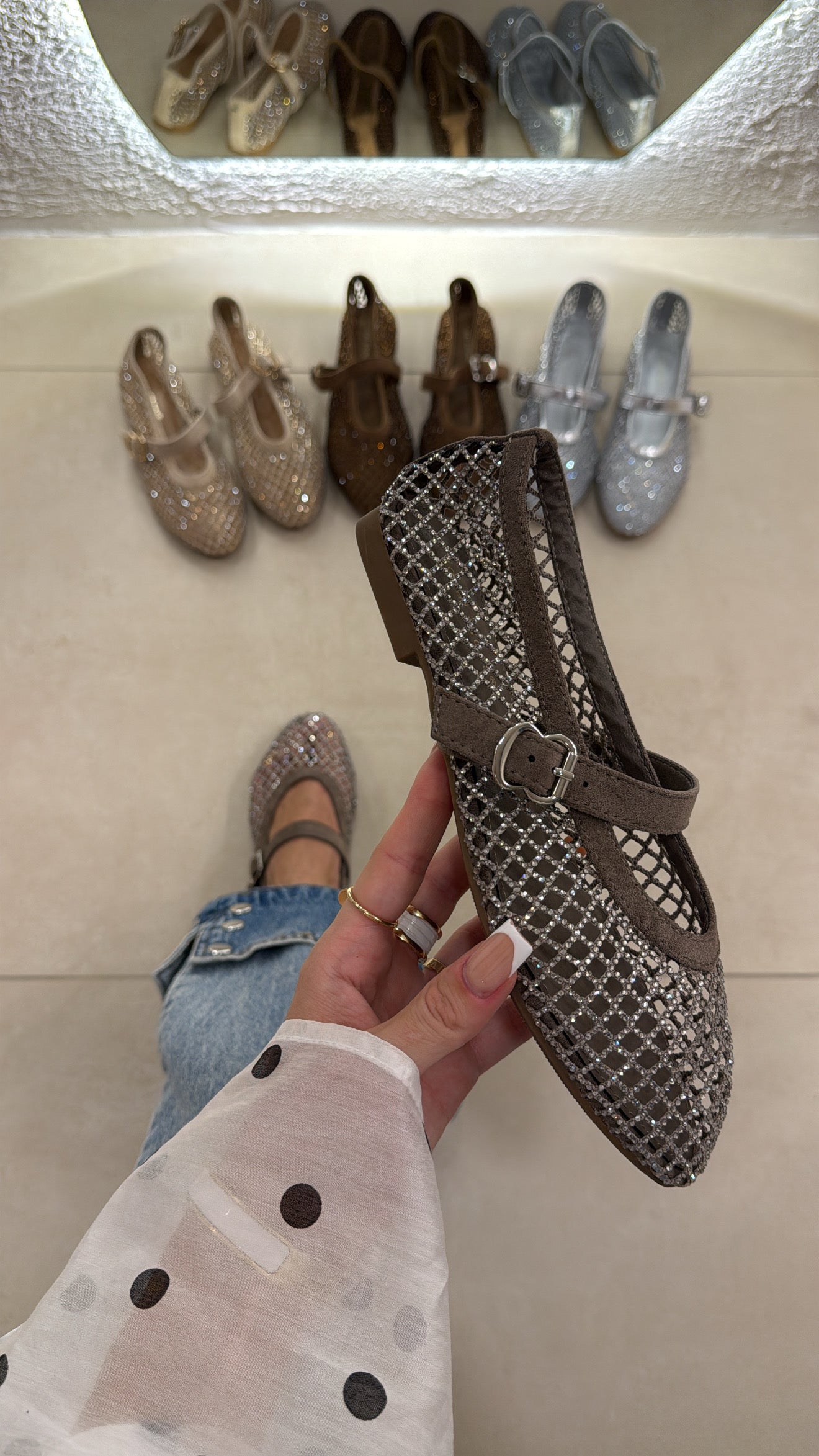 Ballet Flats taupe