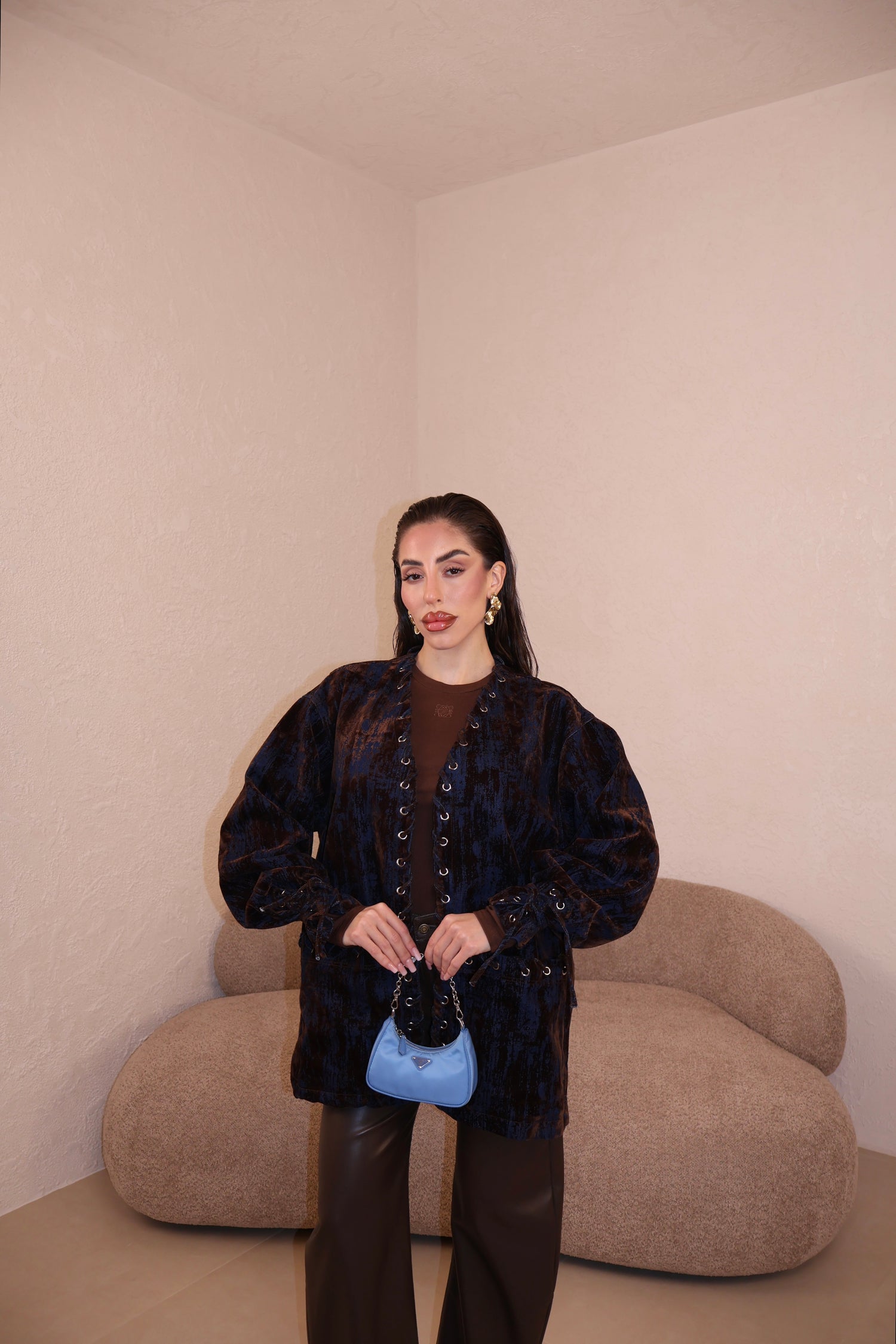 Jacket Over Chenille choco