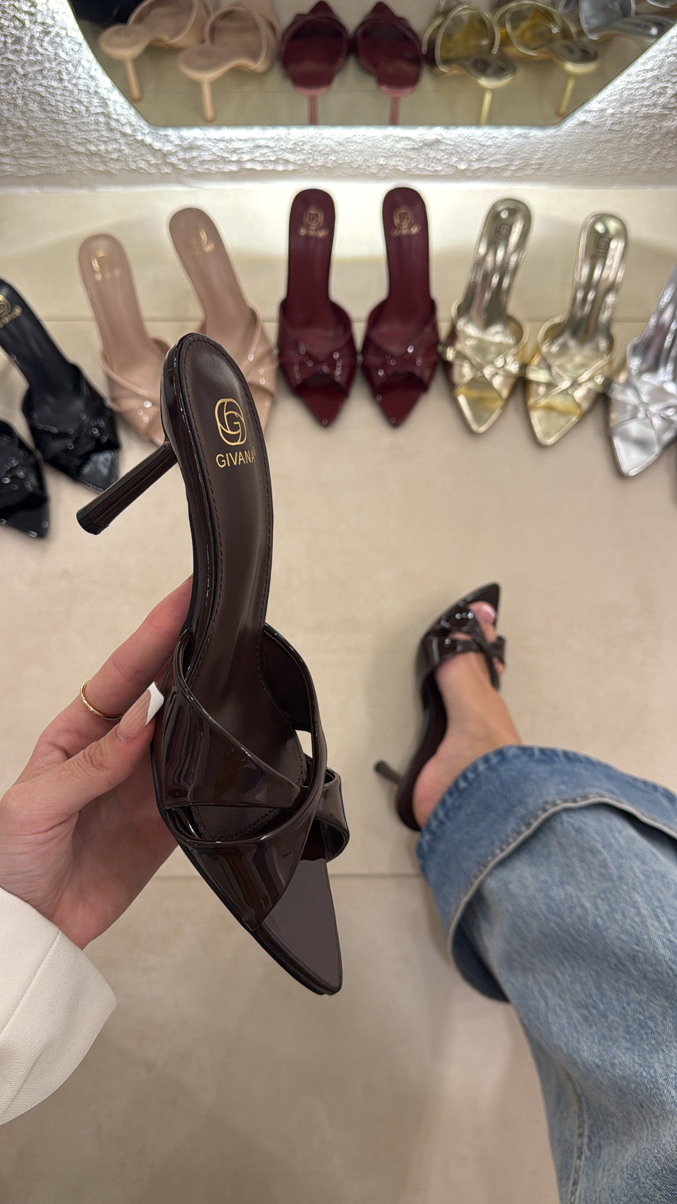 Mules Femme choco
