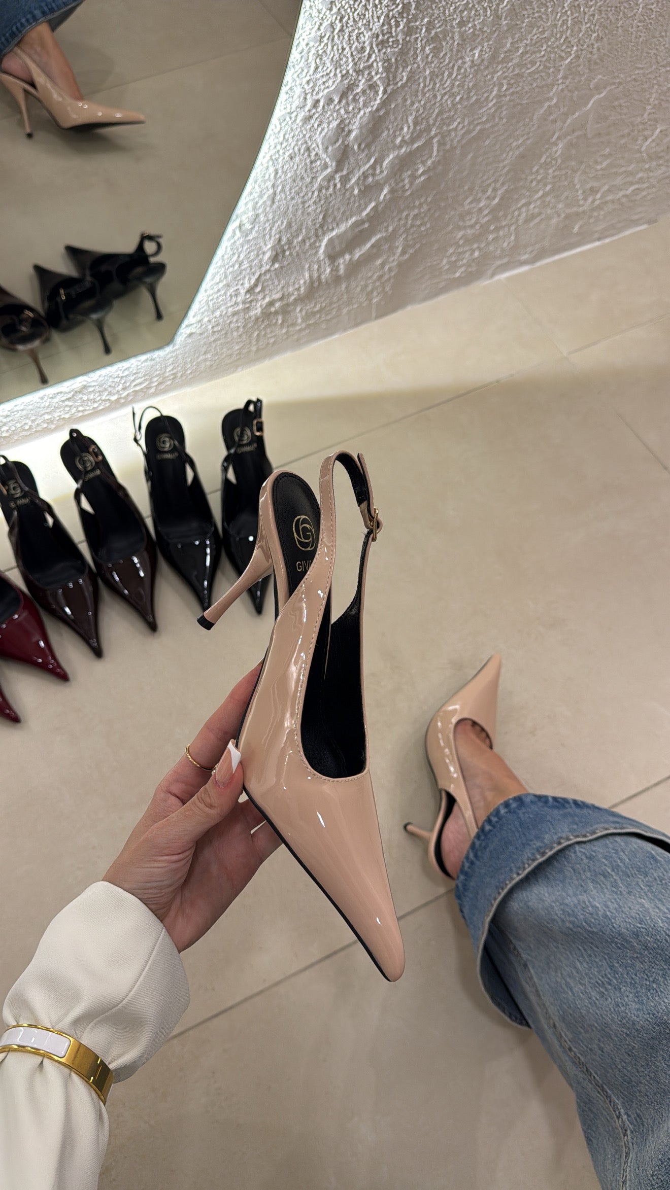 Décolleté Pumps cipria