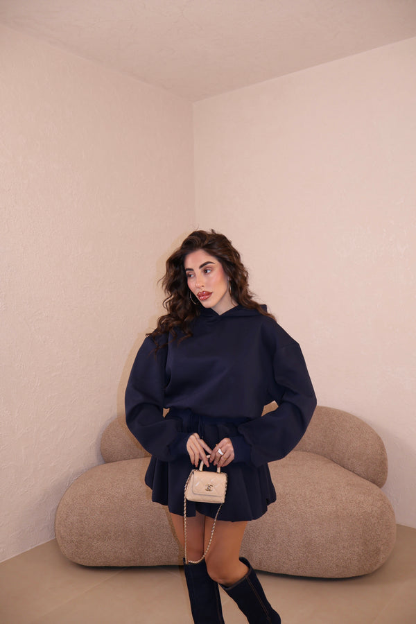Abito Felpa blue