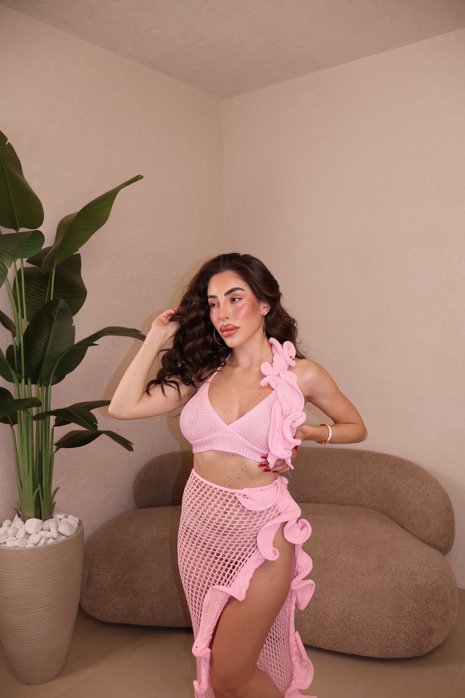Co/Ord Filo pink