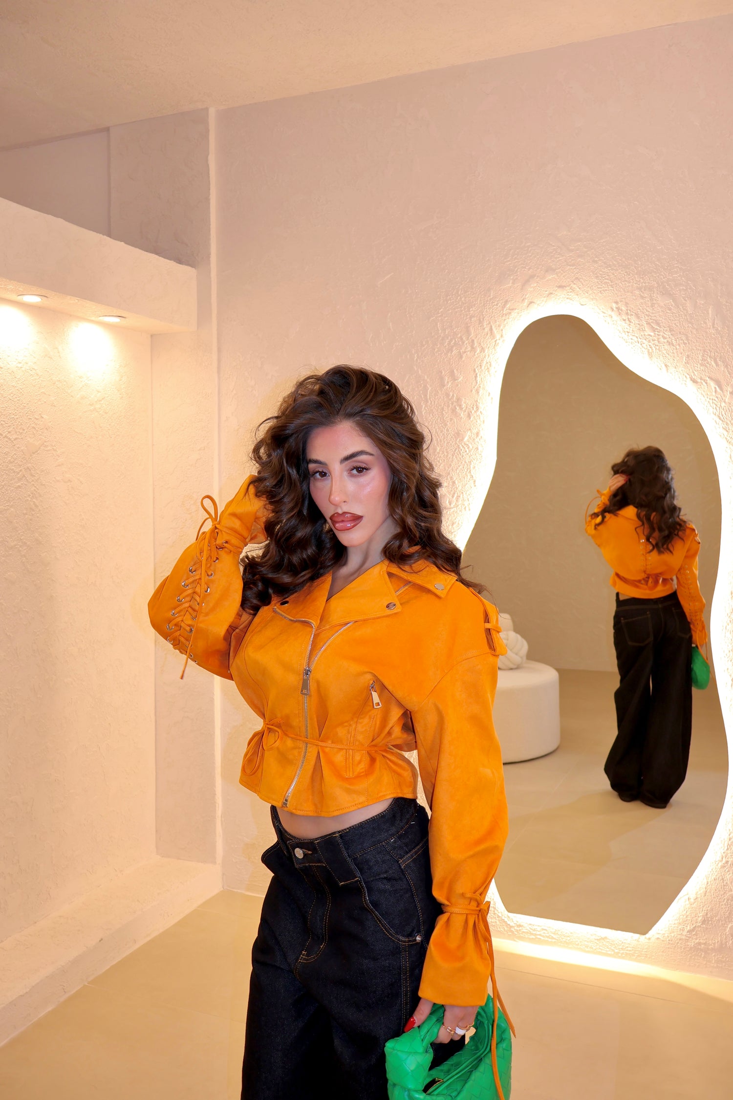 Chiodo Stringhe orange