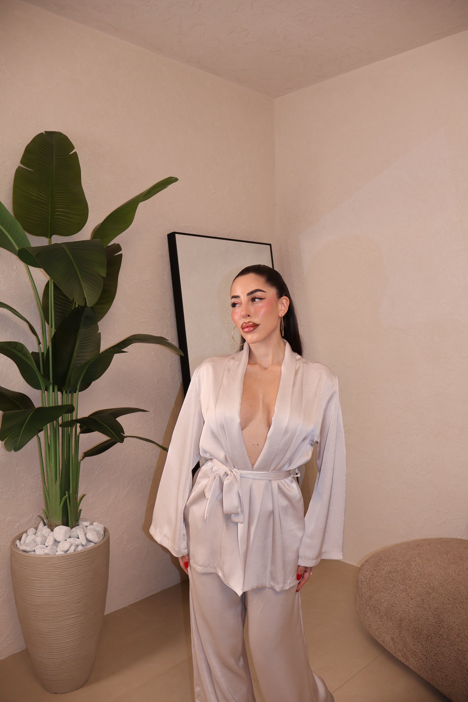 Tailleur Raso panna