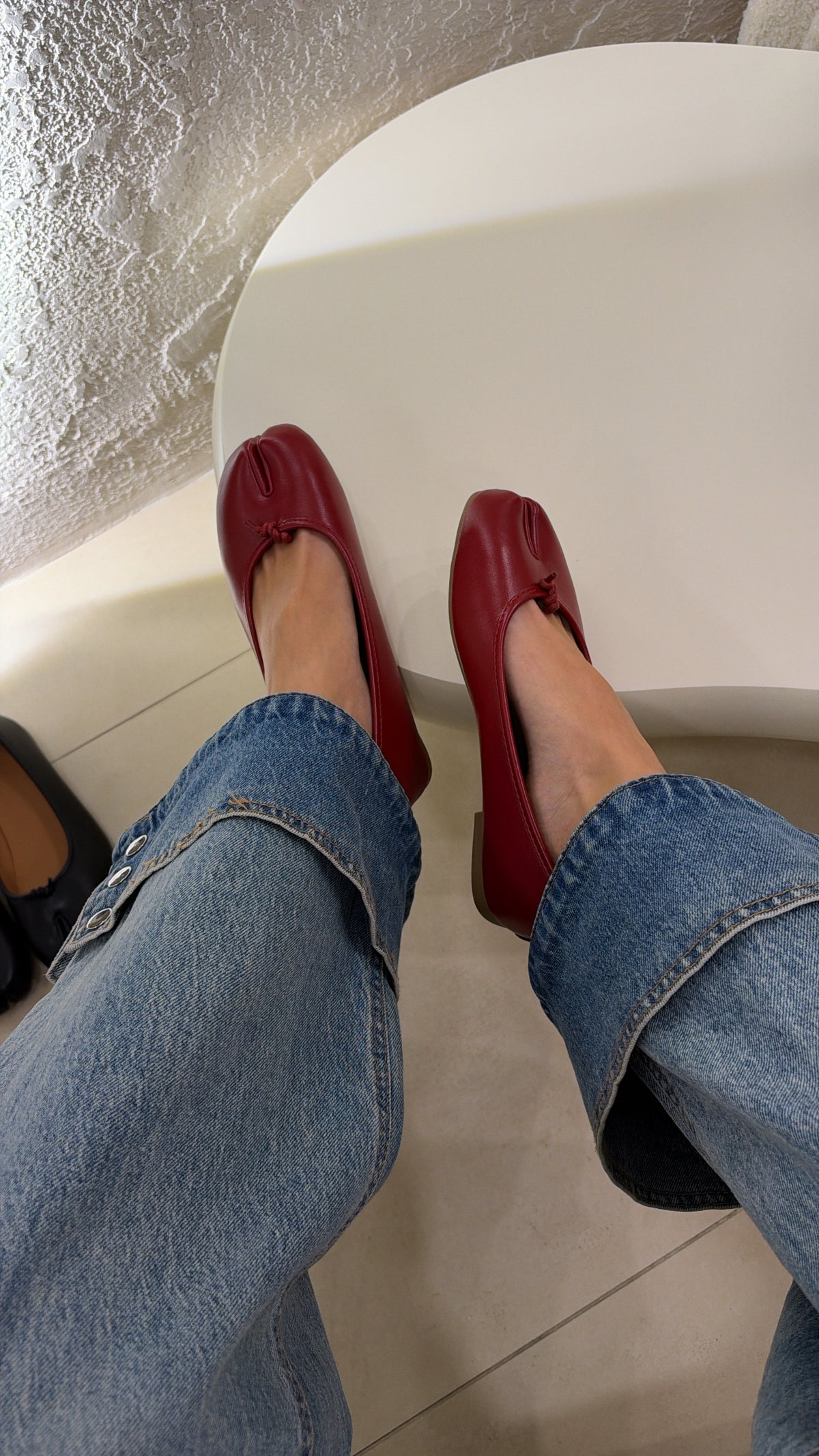 Ballet Tabi rouge