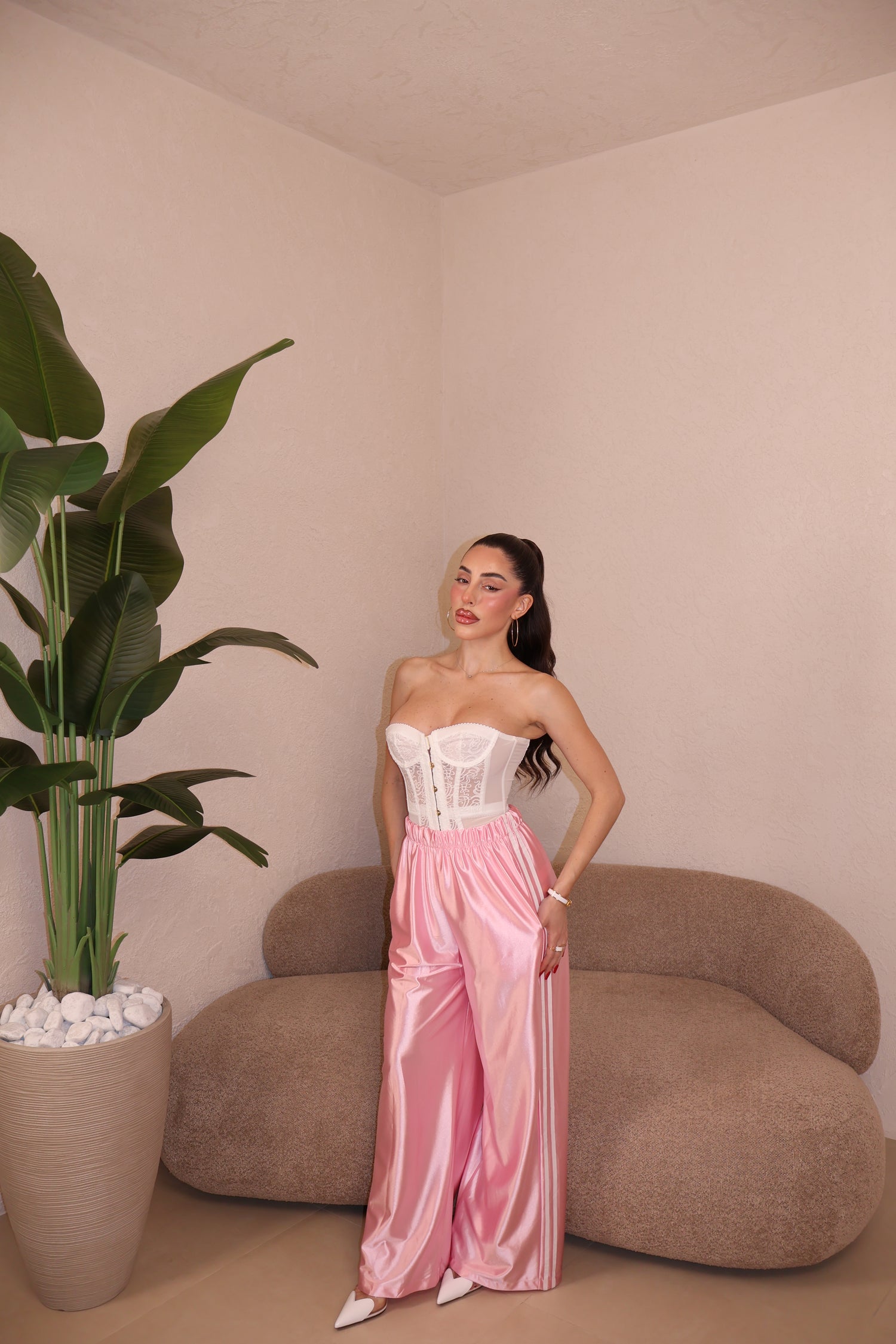 Pantatuta Satin pink