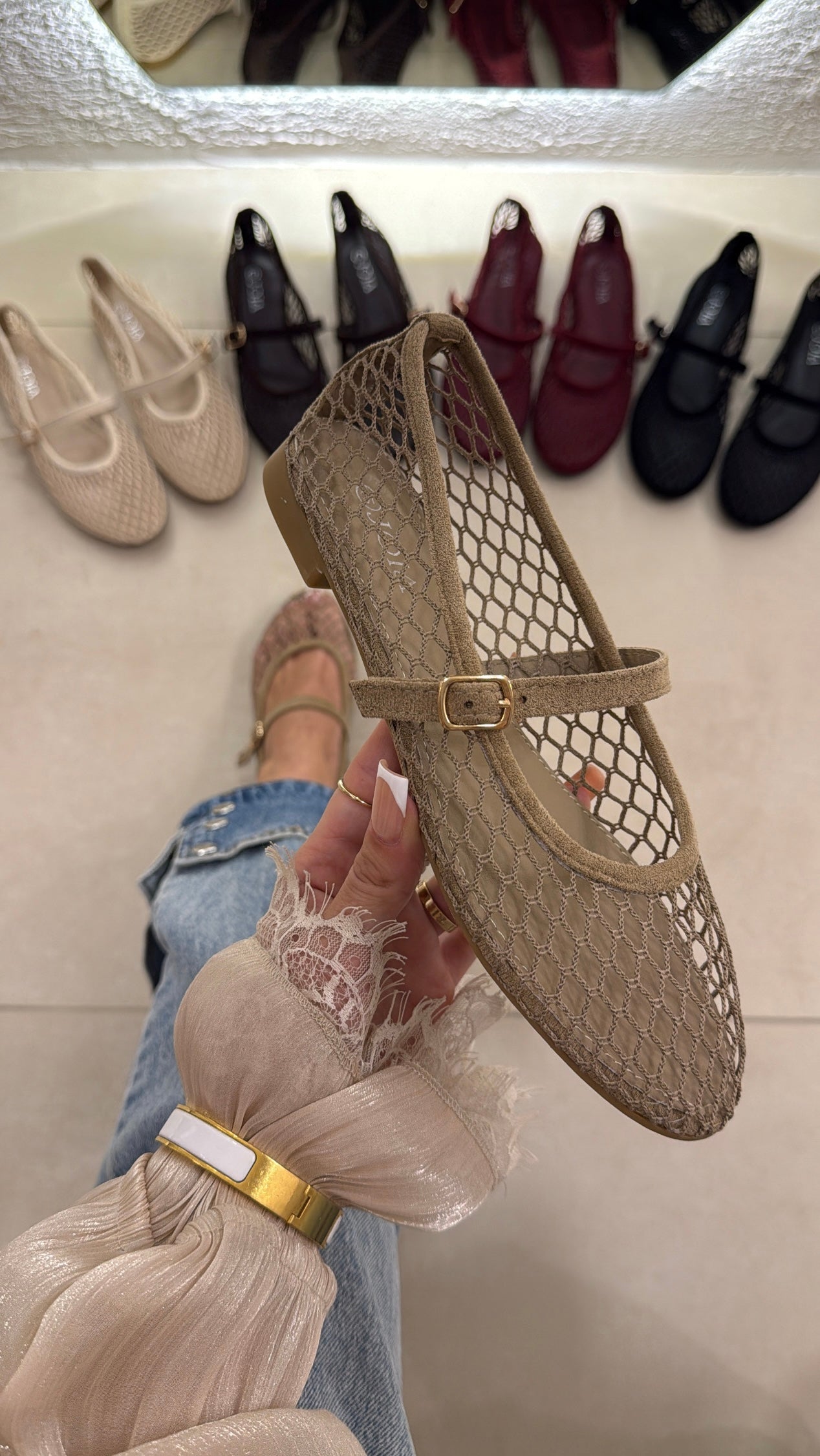 Ballet Rete khaki