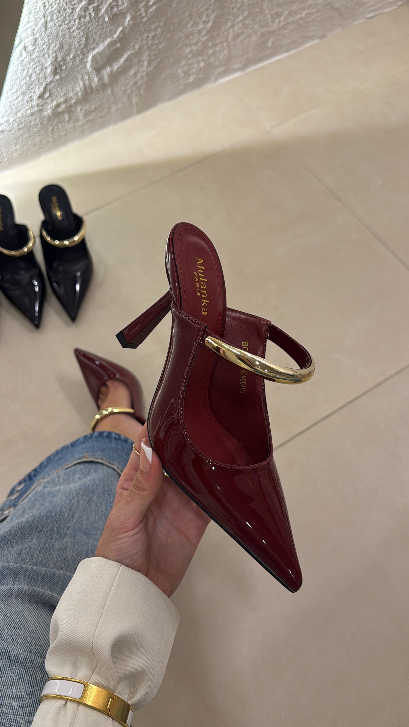 Décolleté Jewel bordeaux