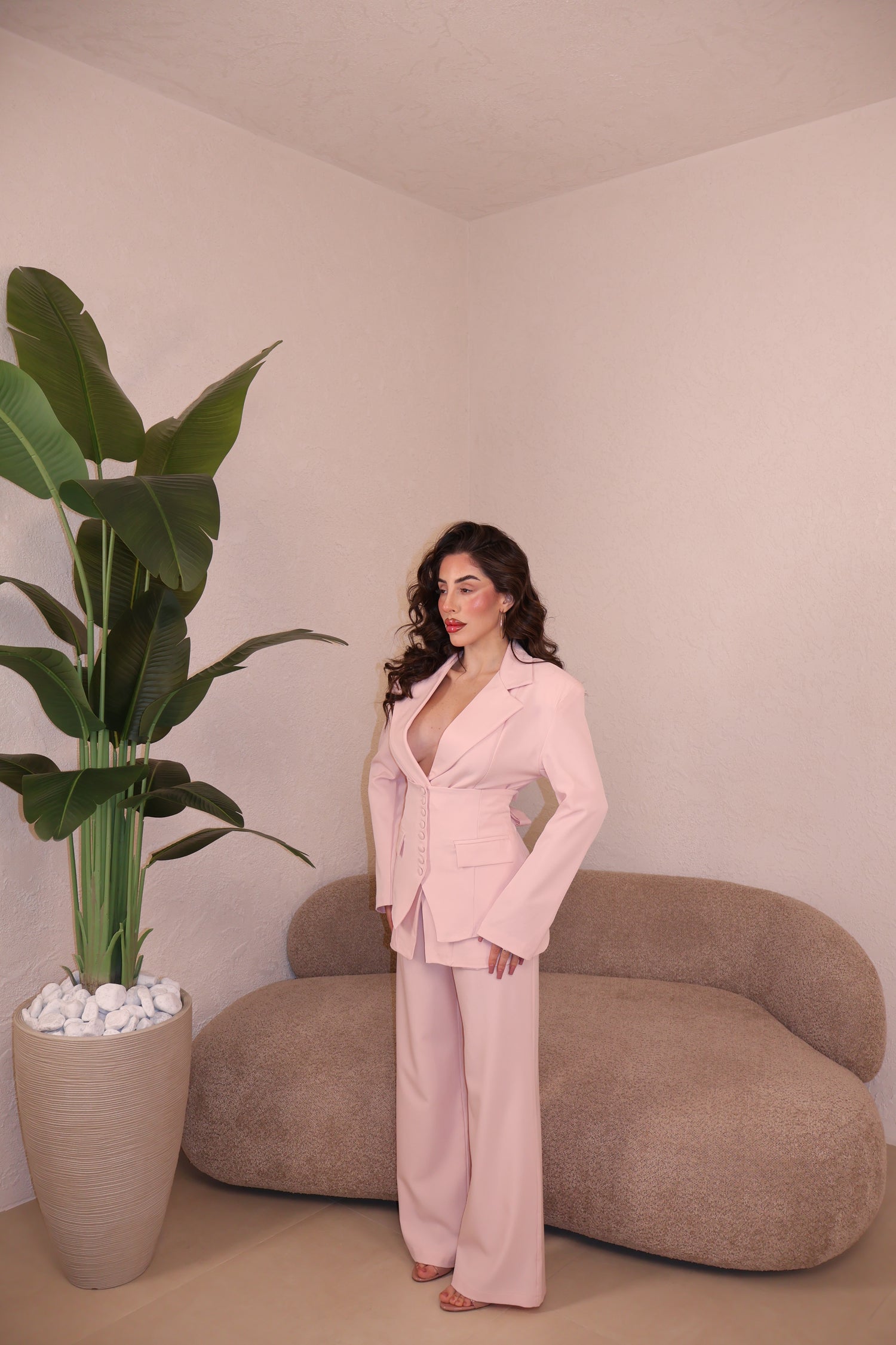 Tailleur Bustier cipria