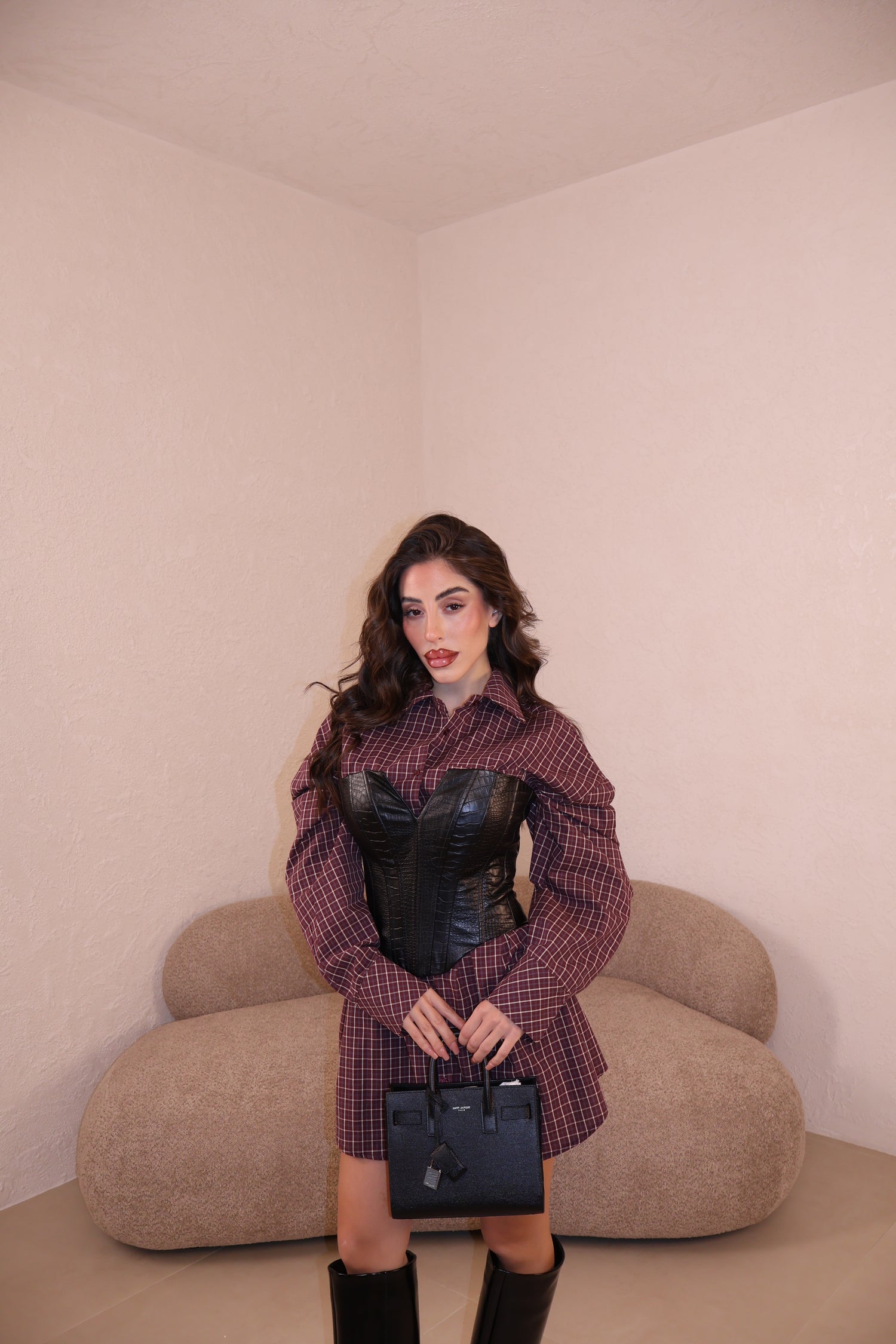 Camicia Tayna bordeaux