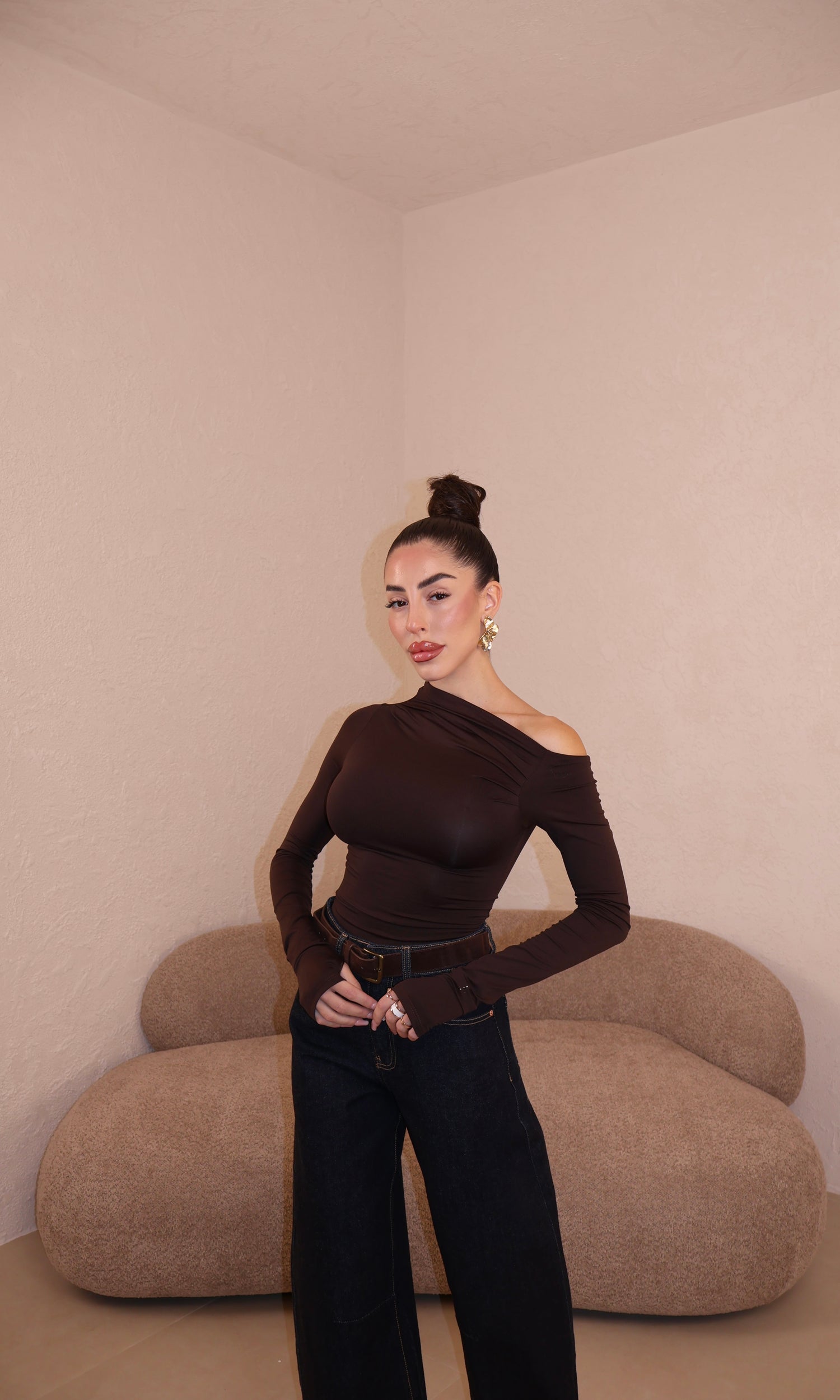 Maglia Kim cioccolato