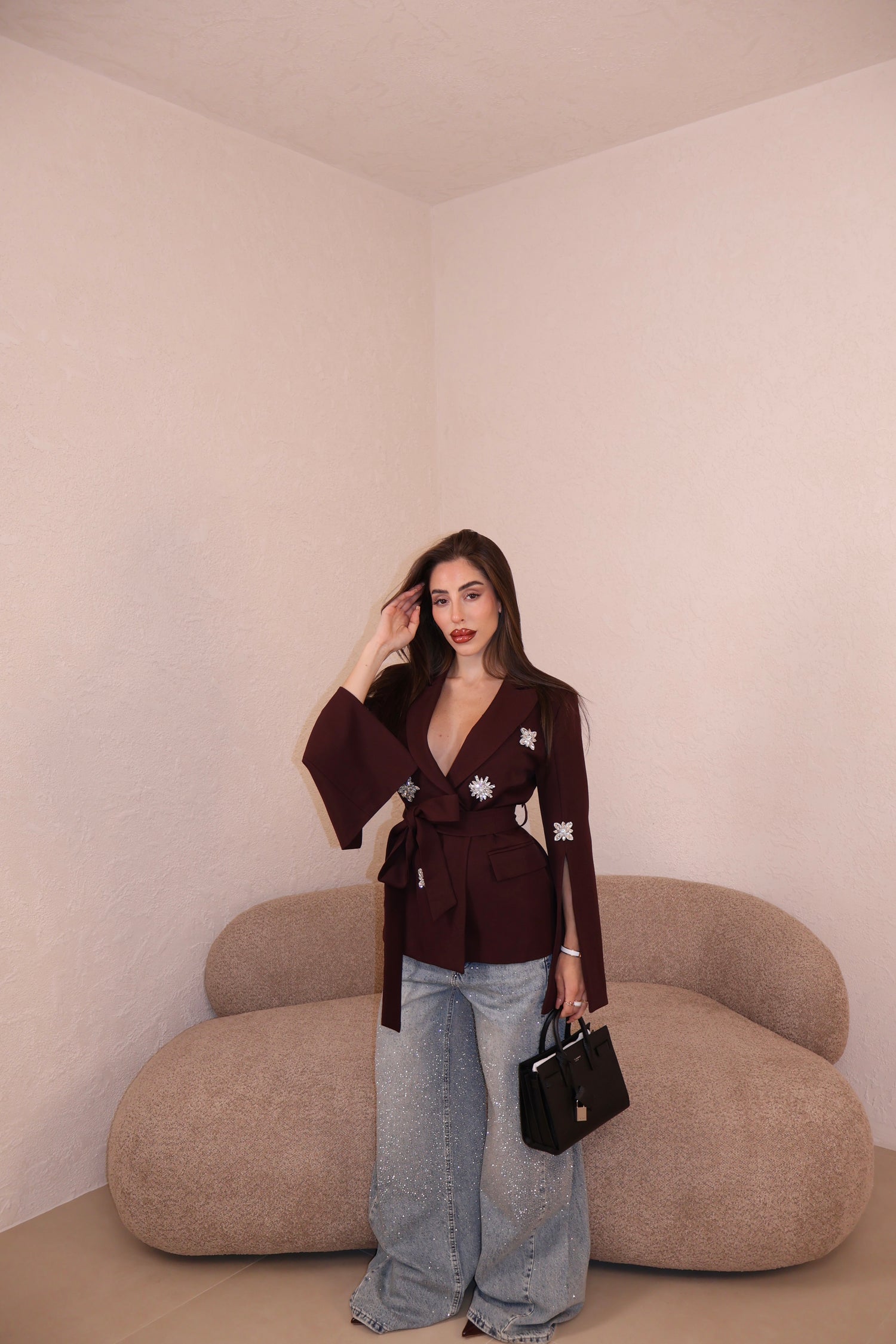 Blazer Jewels bordeaux