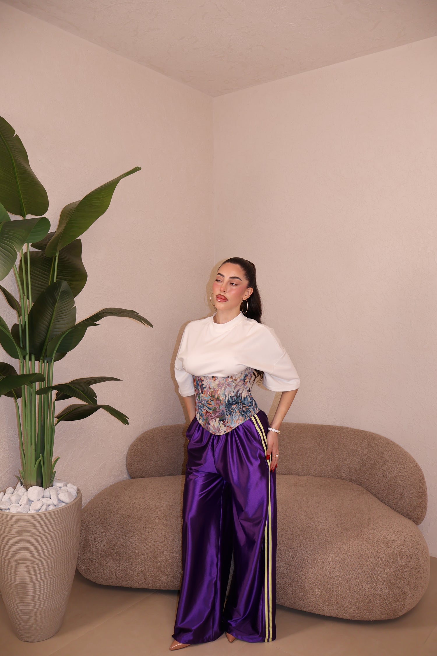 Pantatuta Satin purple