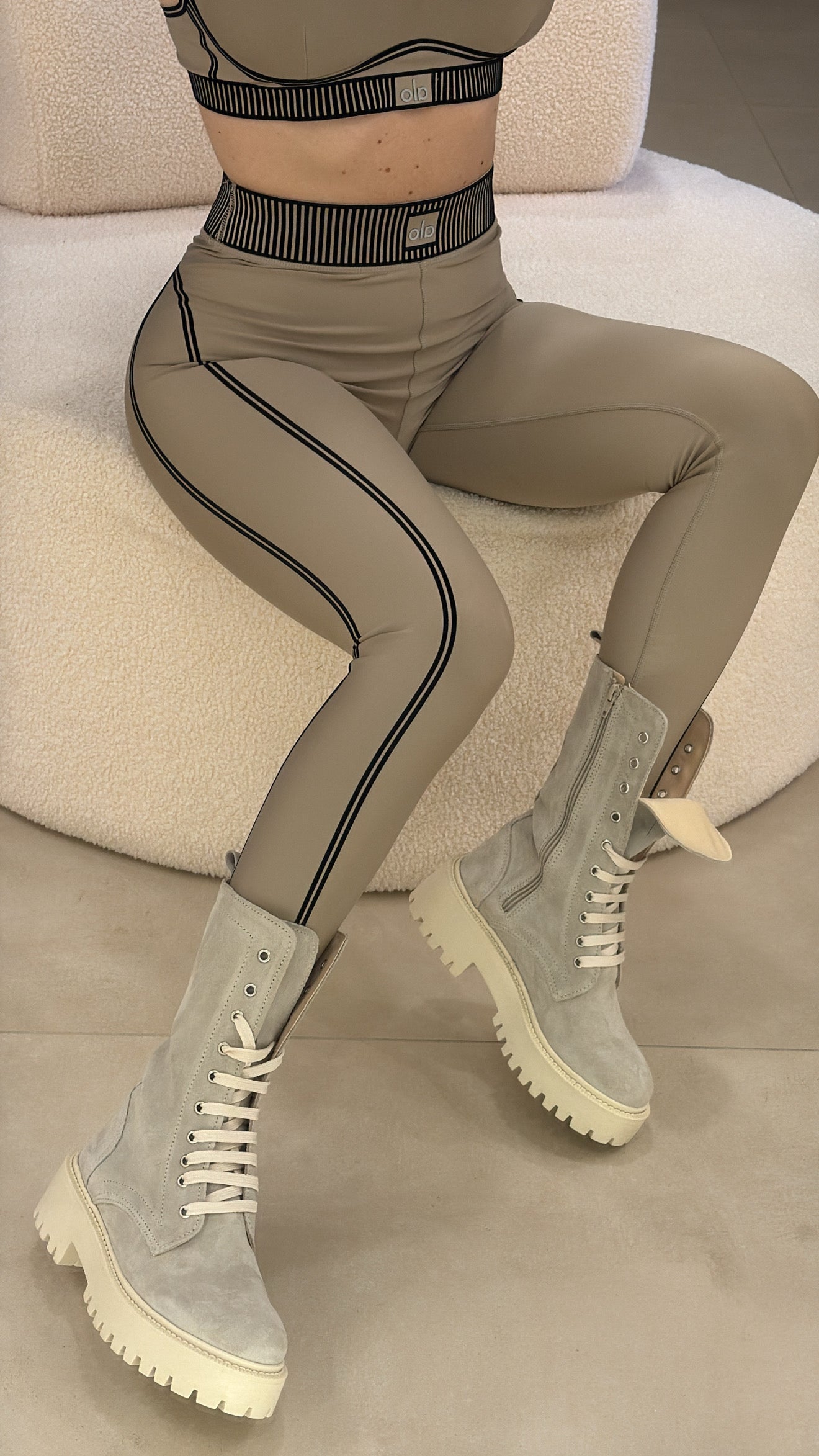 Anfibi Ibiza beige-MADE IN ITALY