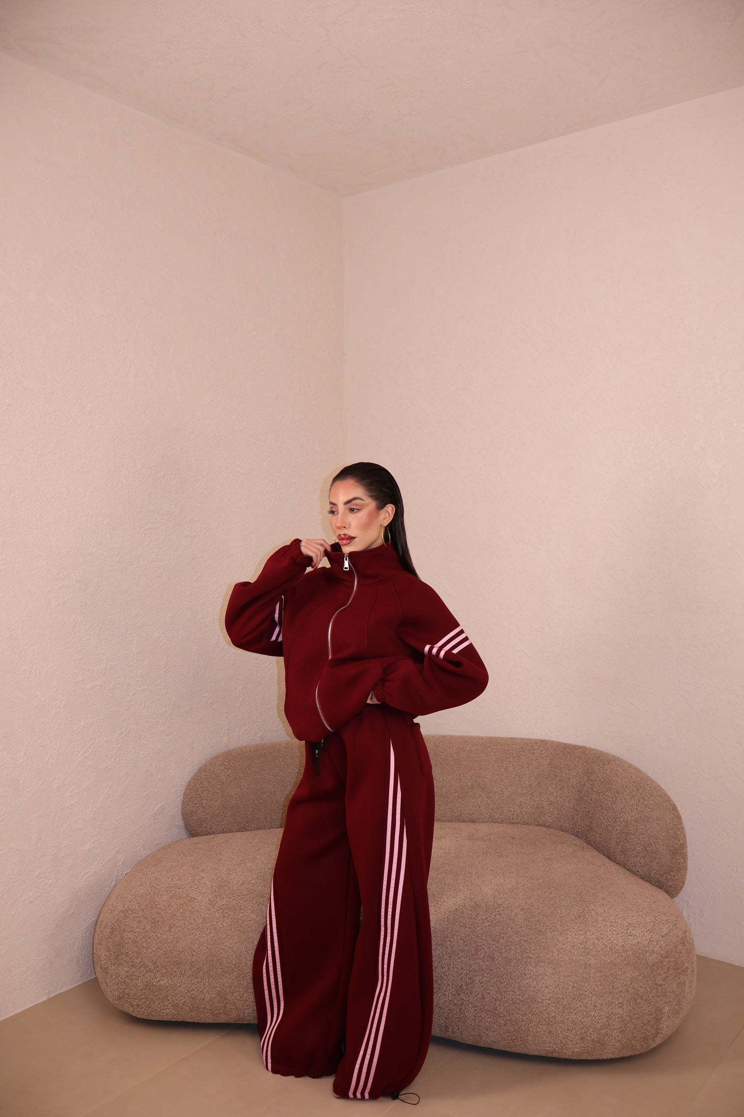 Co/Ord Tuta London bordeaux