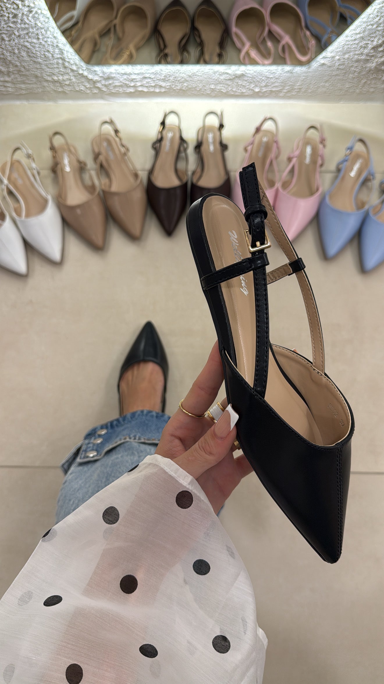 Slingback Nicole black