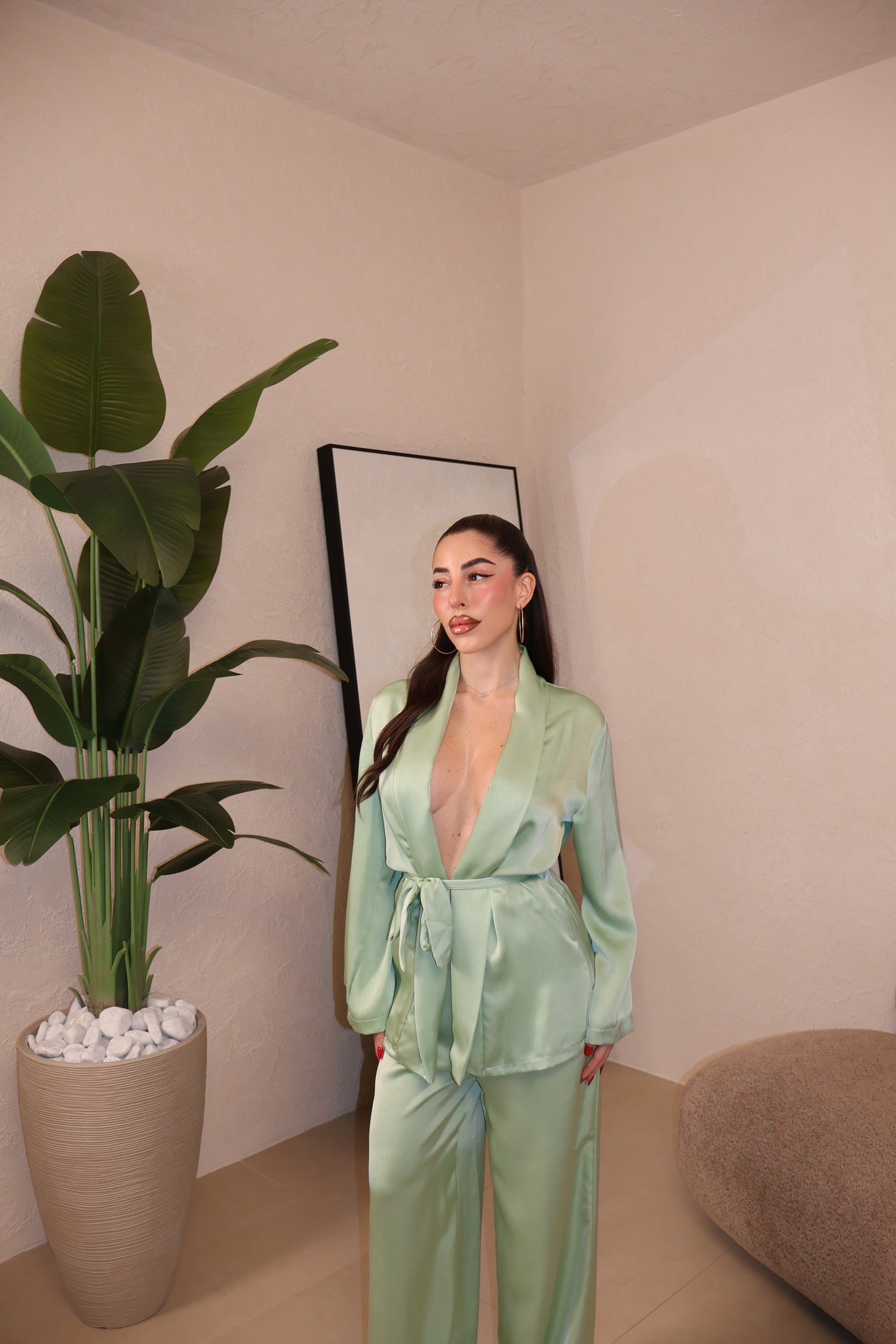 Tailleur Raso menta