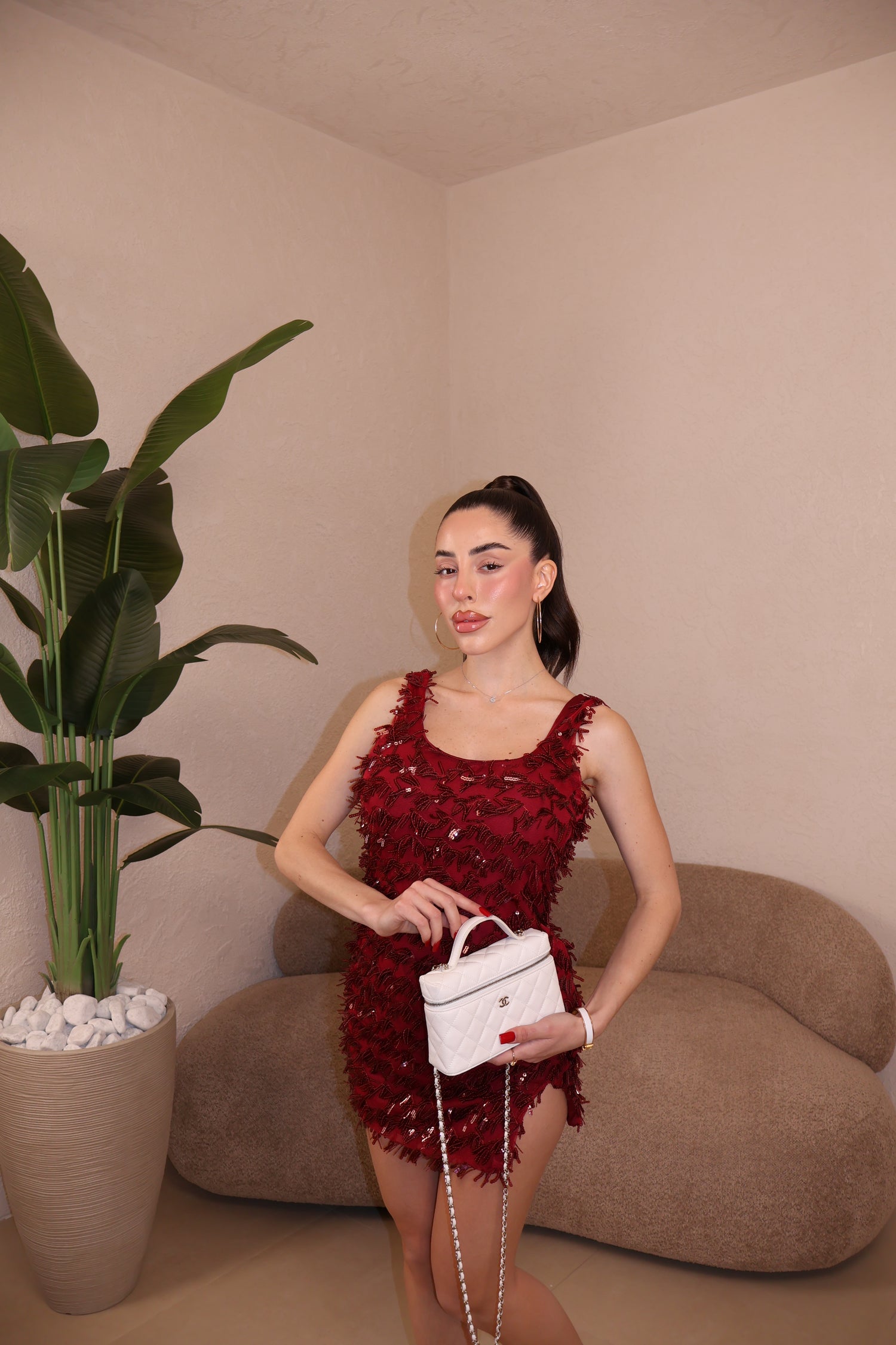 Abito Luxury bordeaux