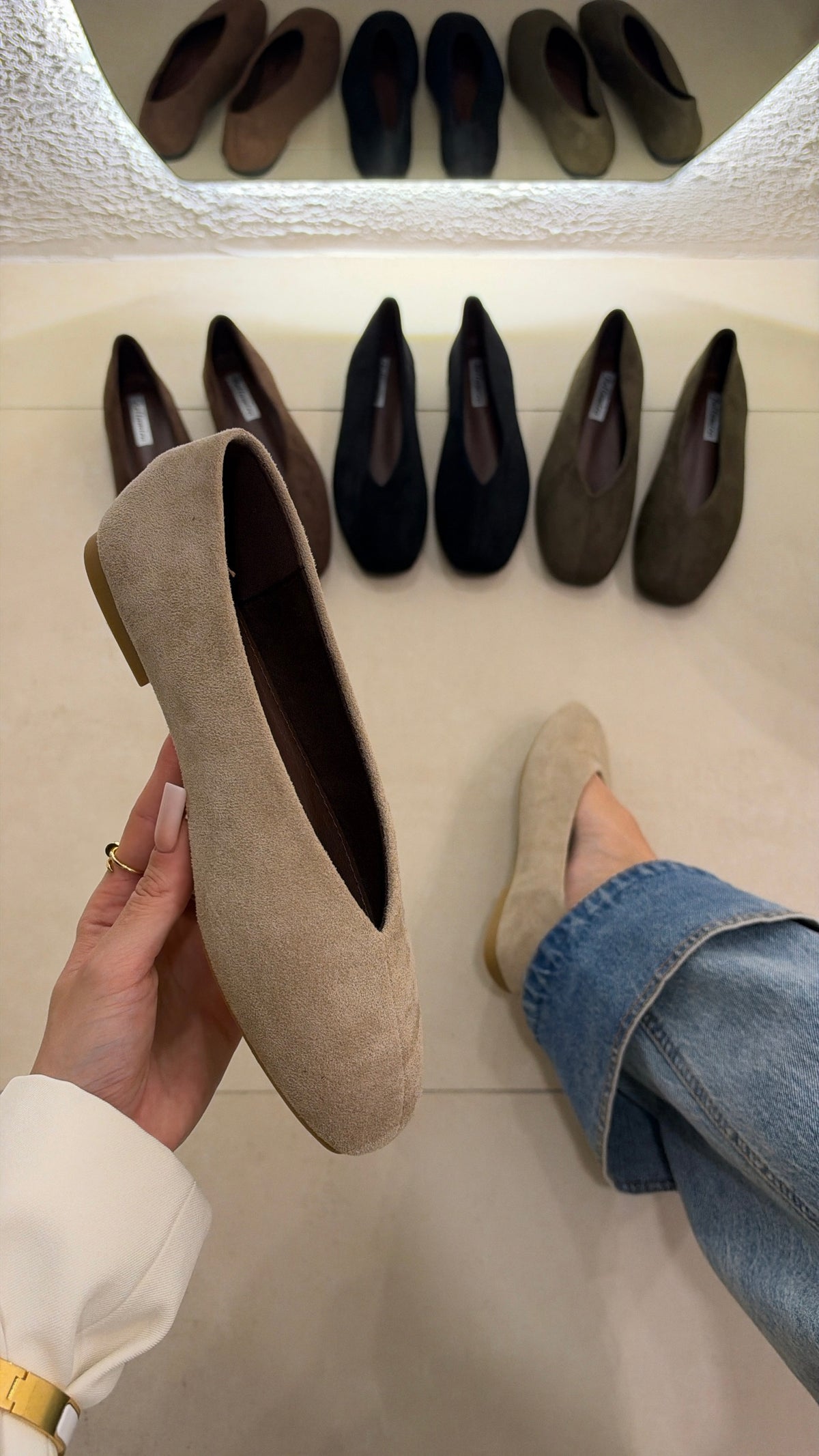 Ballet Square khaki