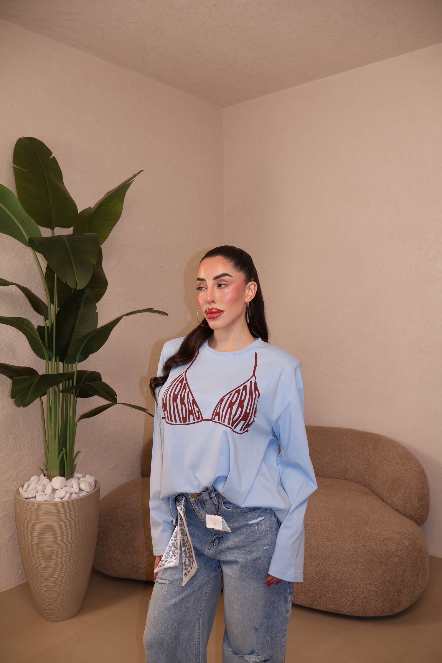 T-Shirt Airbag celeste