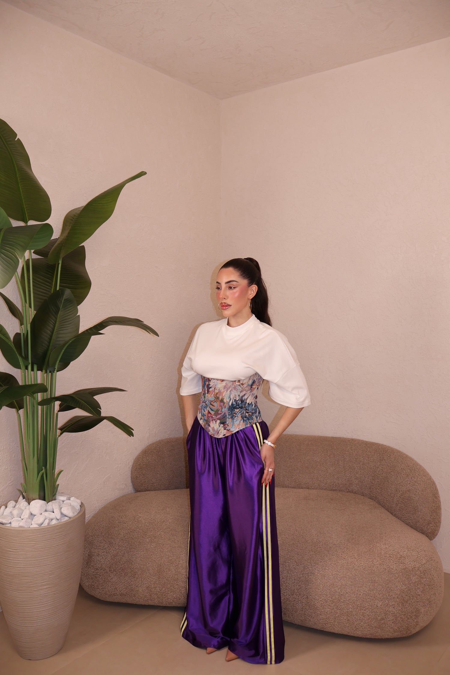 Pantatuta Satin purple