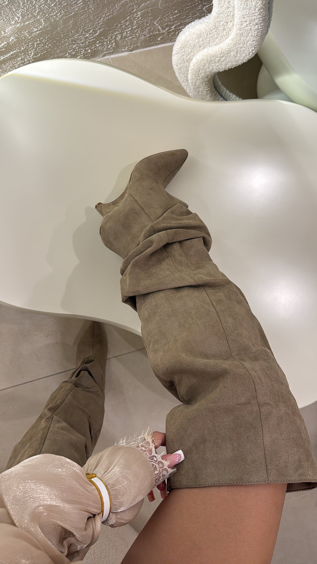 Stivali Ronnie khaki