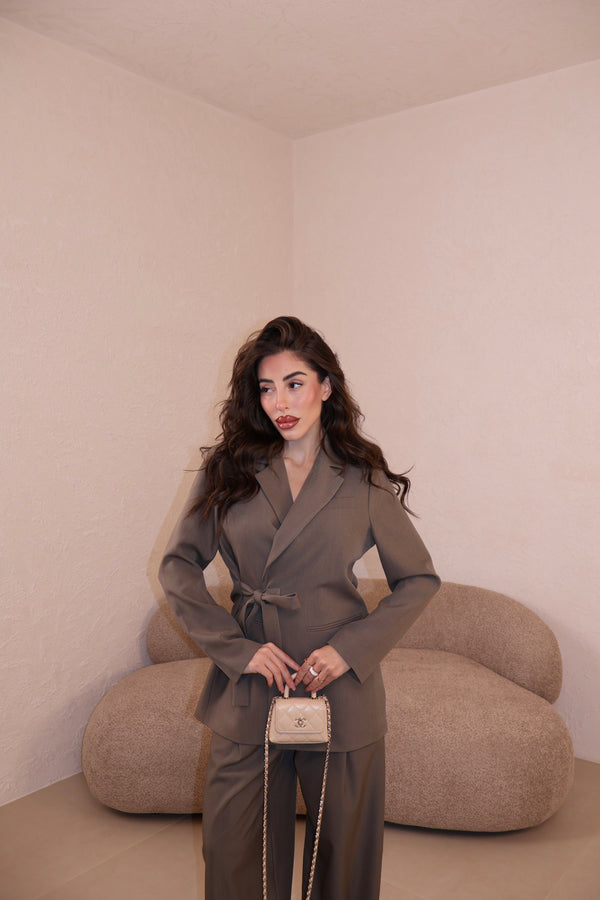 Giacca Evelyn taupe