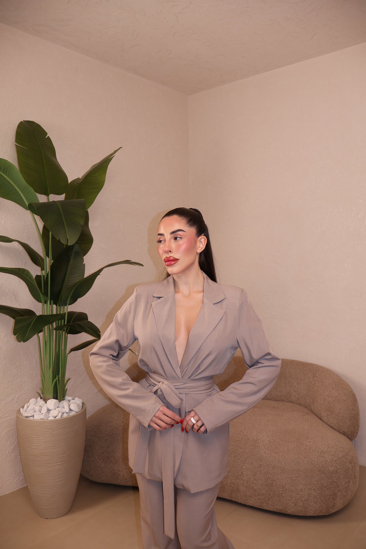 Tailleur Angelina fango