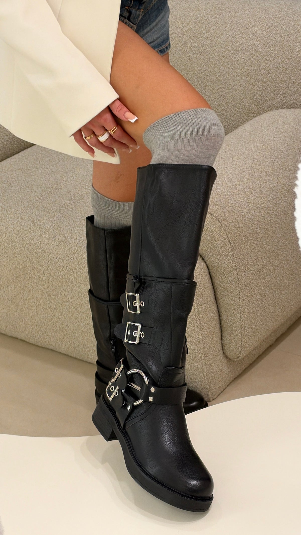 Stivali Biker black