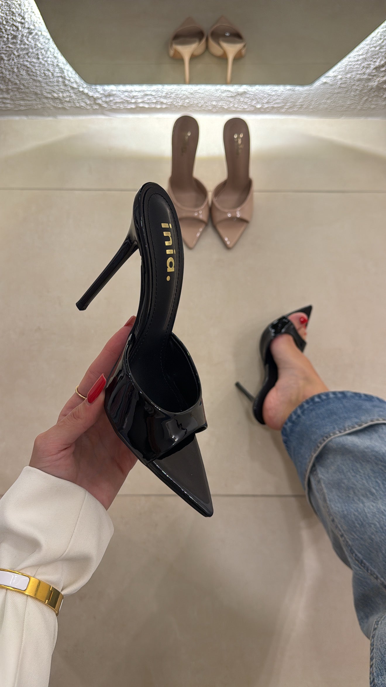 Mules Paris 12 black
