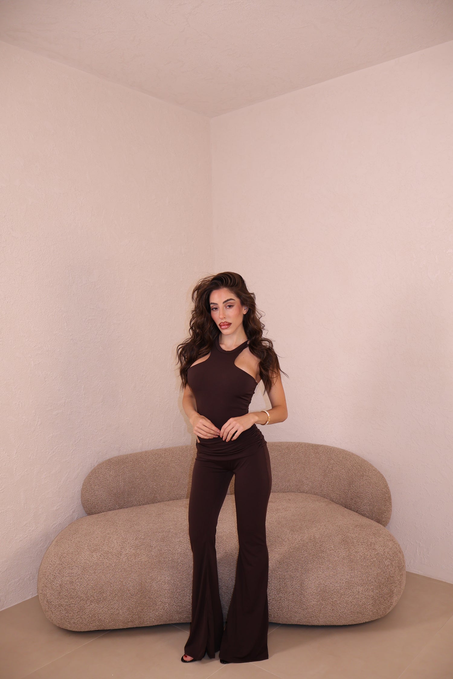 Jumpsuit Camila choco