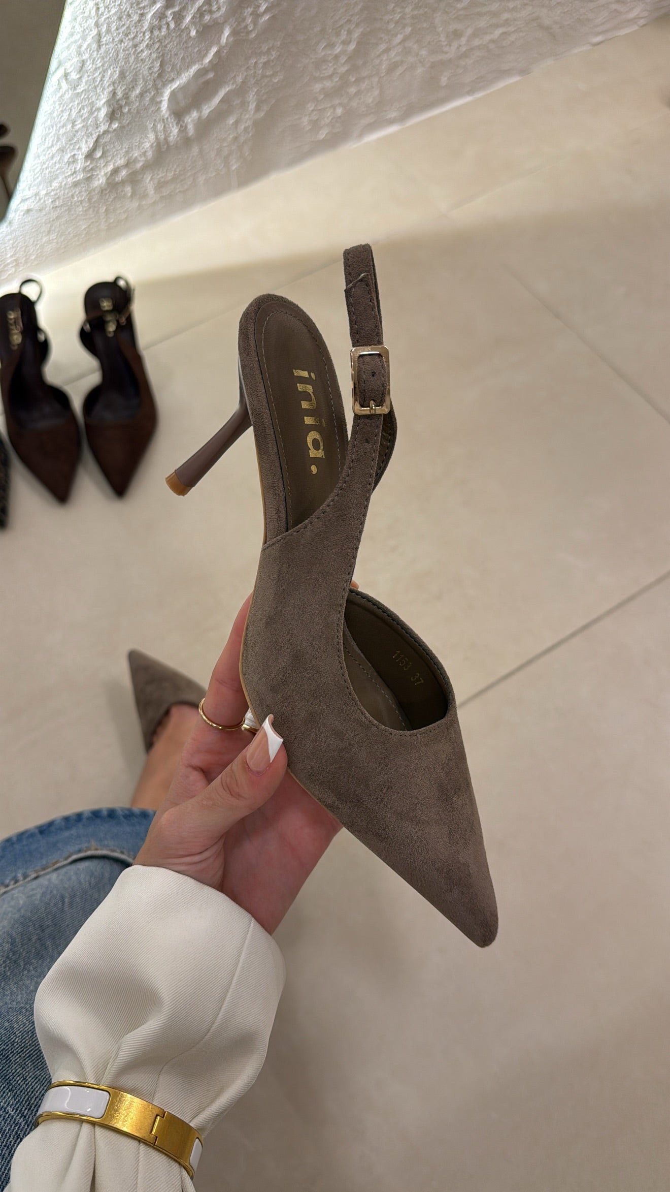 Décolleté Lady 2.0 khaki