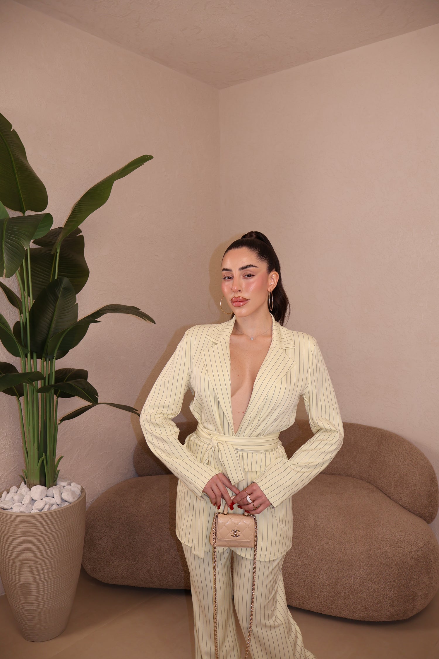 Tailleur Jessy jaune