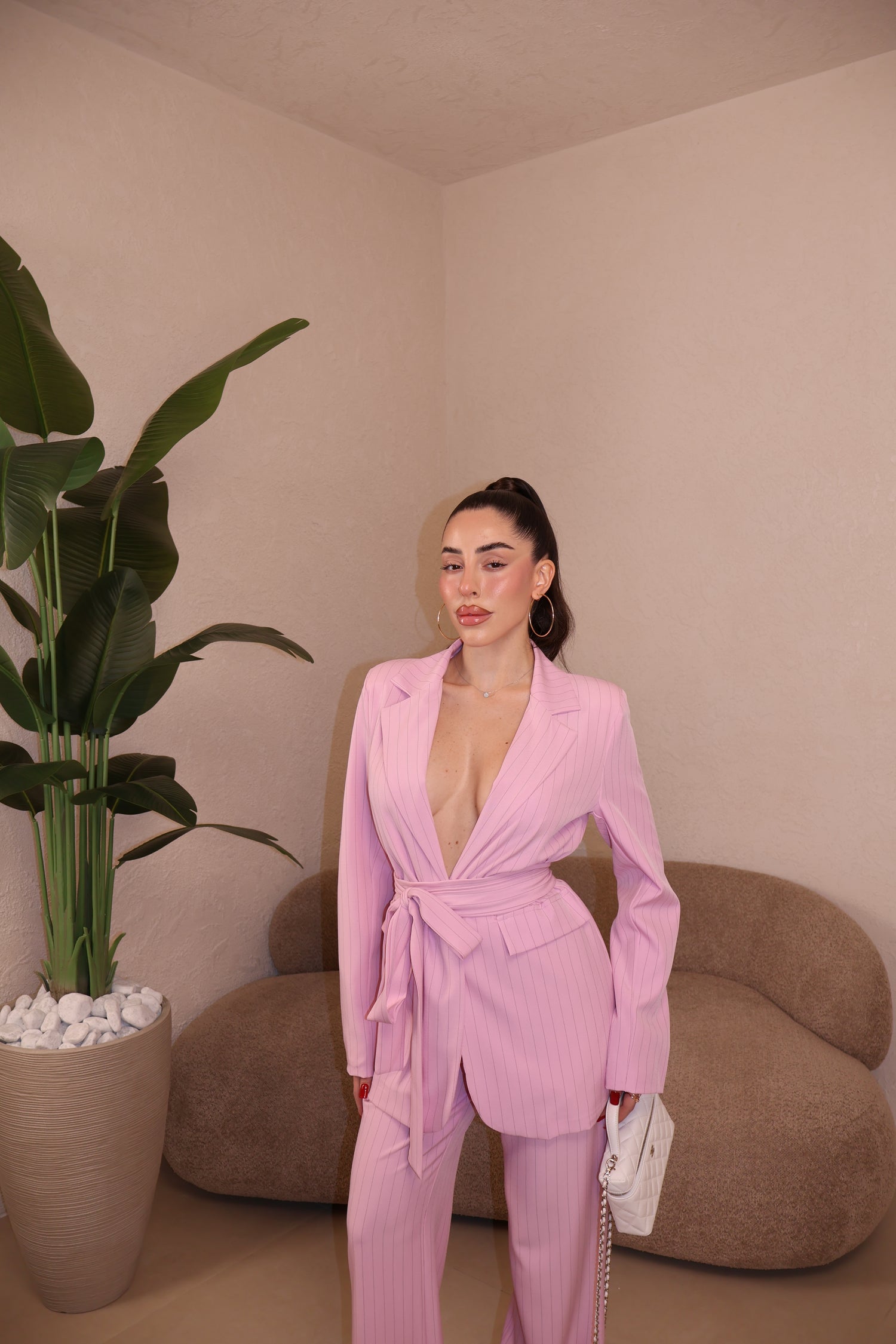 Tailleur Jessy pink