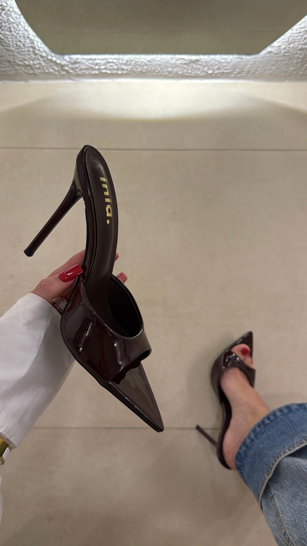 Mules Paris choco
