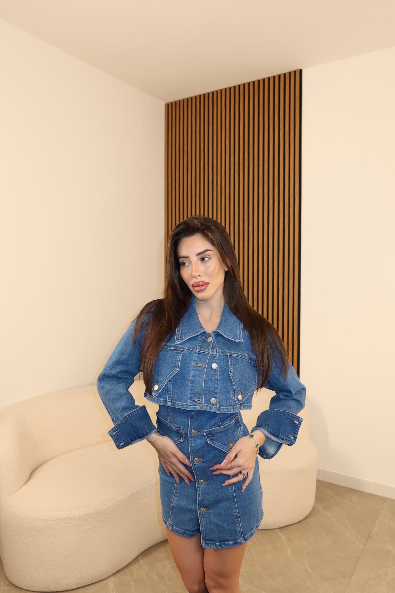 Giacca Denim corta