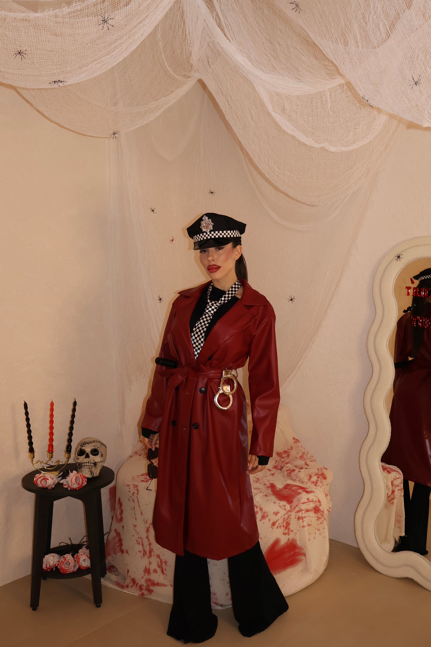 Trench Ego bordeaux