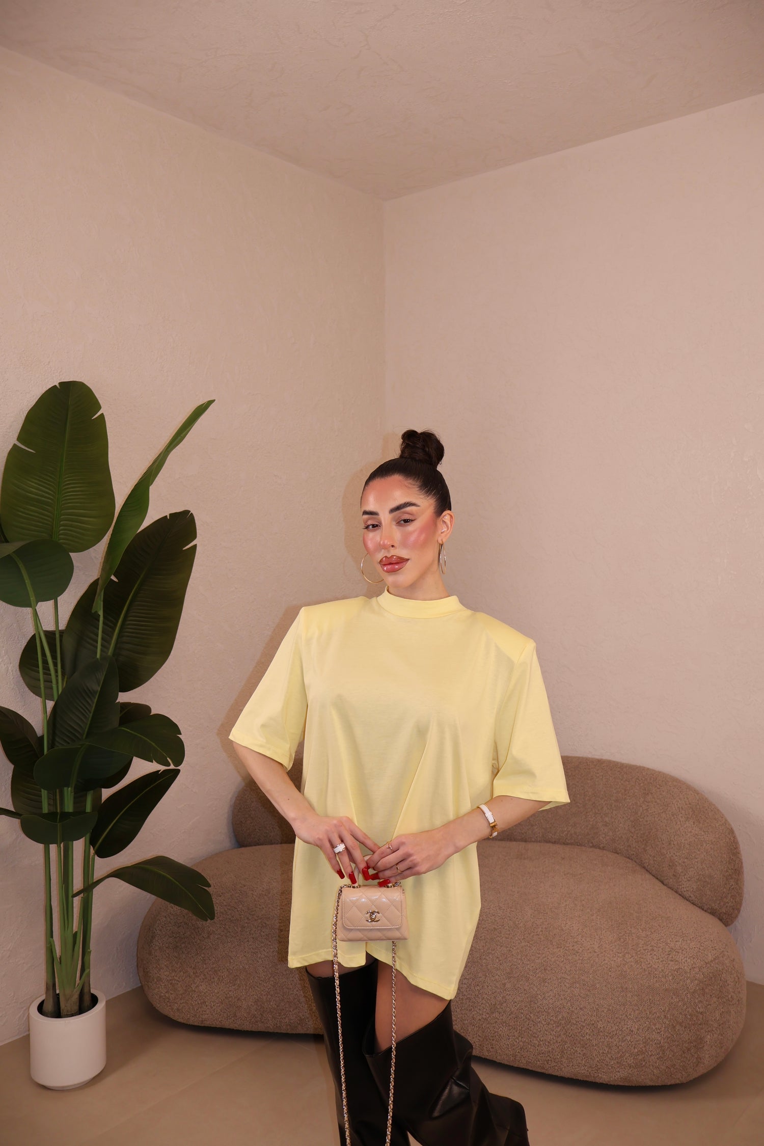 T-Shirt Attico yellow