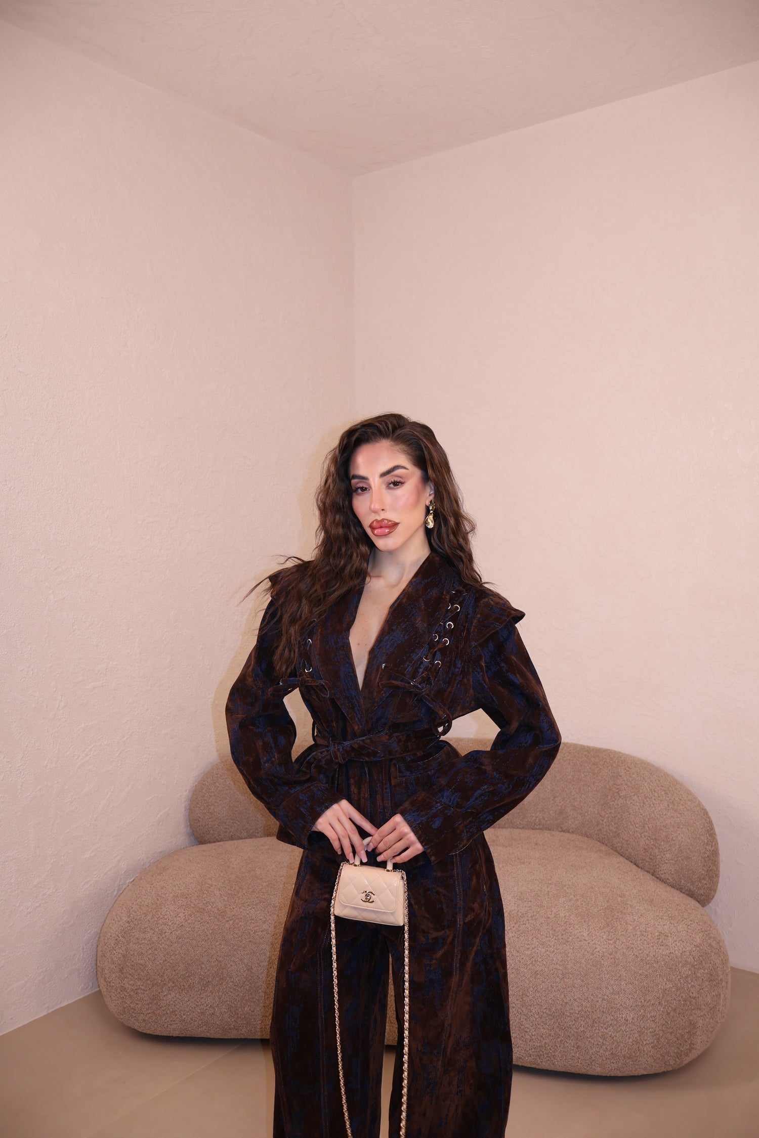 Giacca Japan Chenille marrone