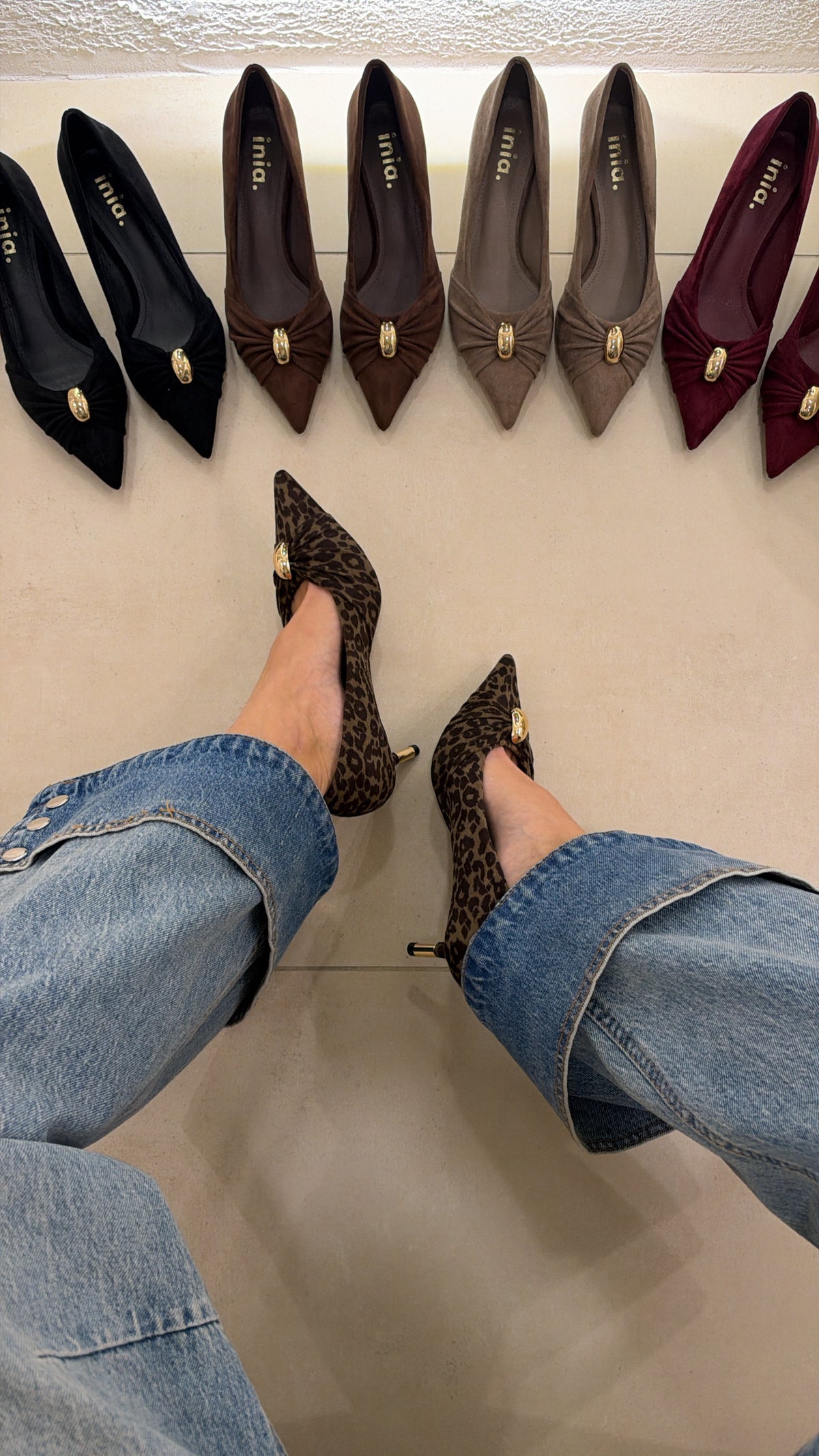 Décolleté Elegance leopard
