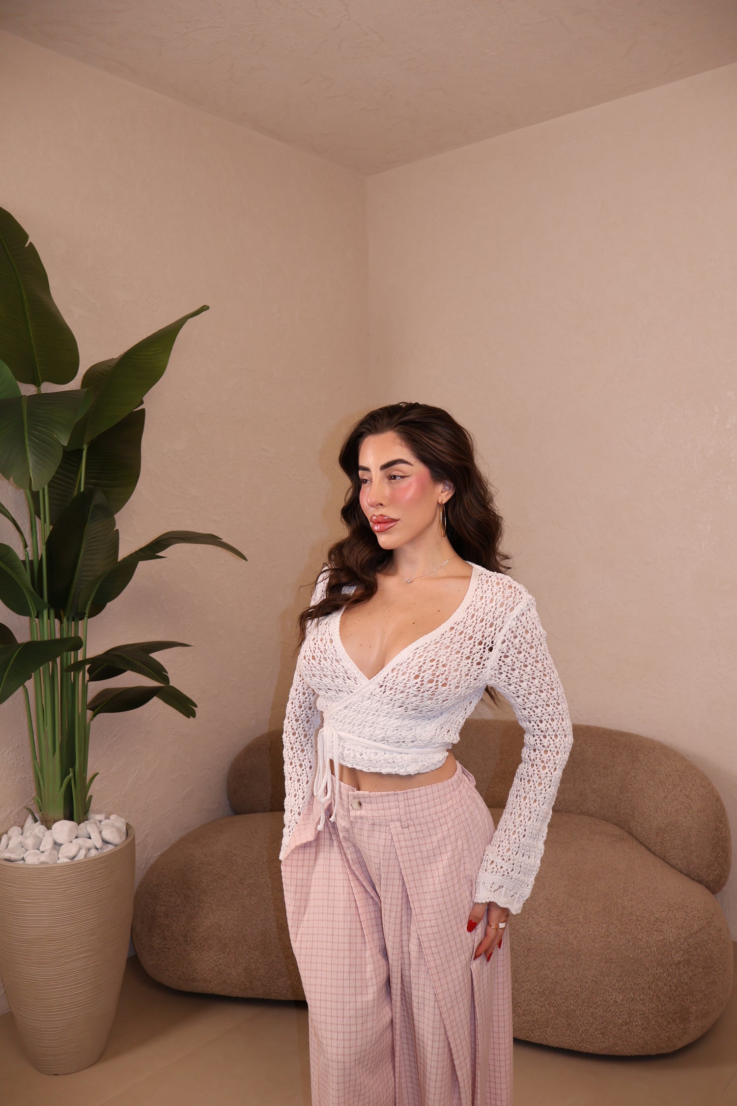 Incrociatina Crochet white