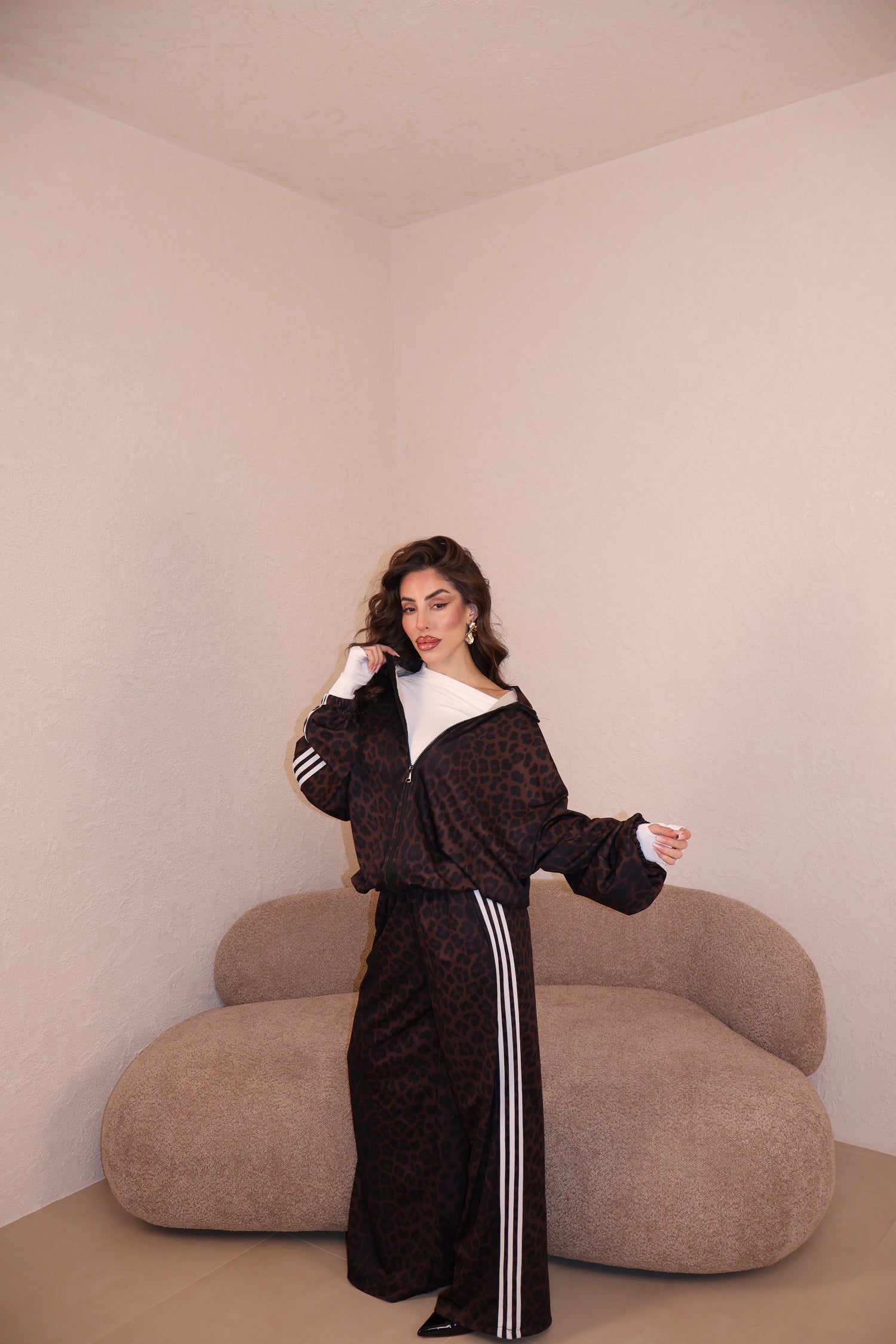 Co/Ord Tuta Gold white